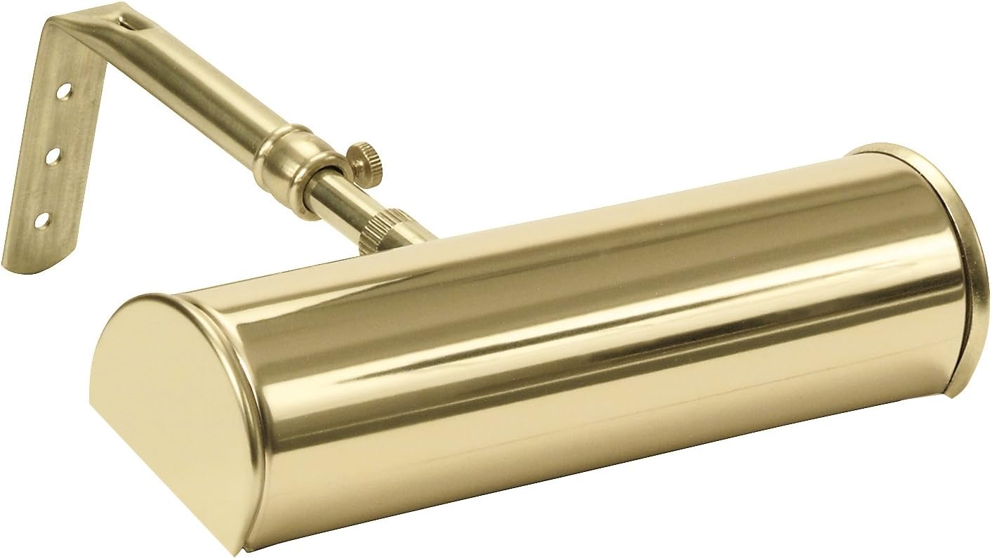 7-inch Advent Polished Brass Battery Picture Light
