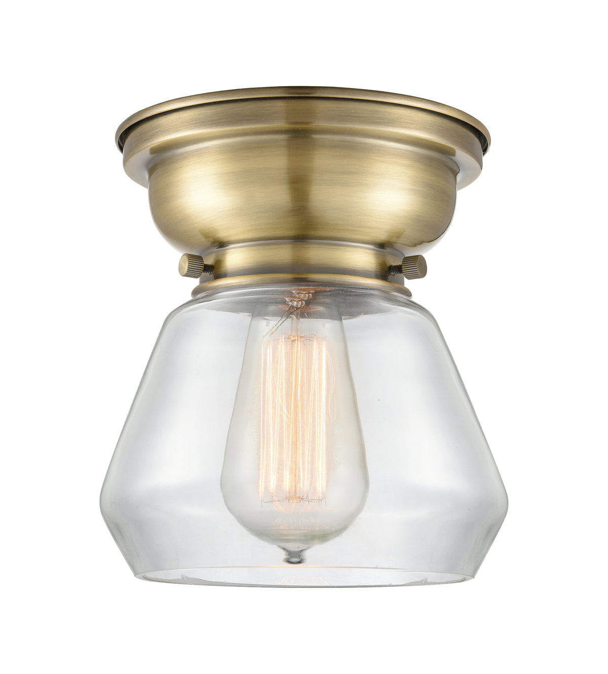 Fulton 7-Inch 1-Light Flush Mount