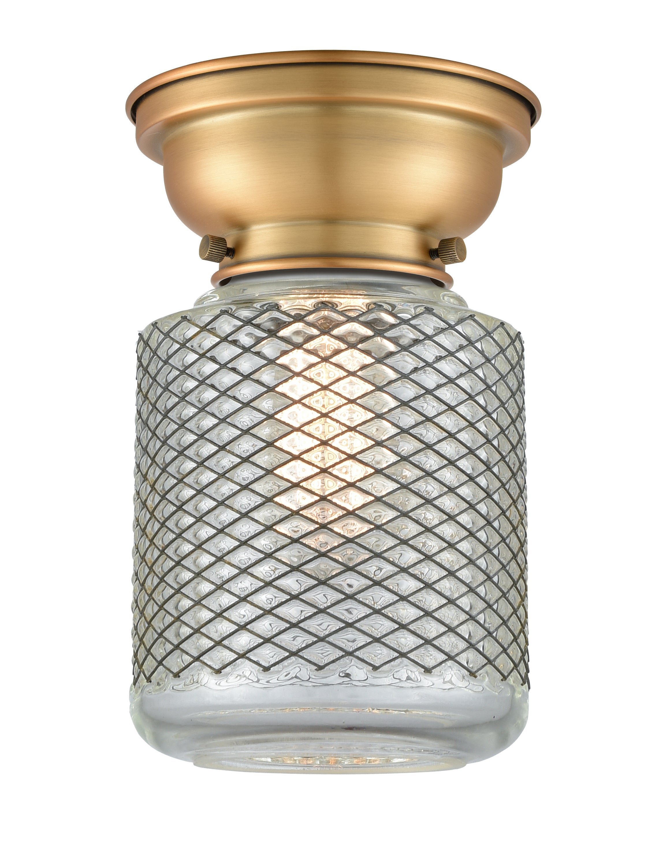 Franklin Flush Mount Brushed Satin Nickel