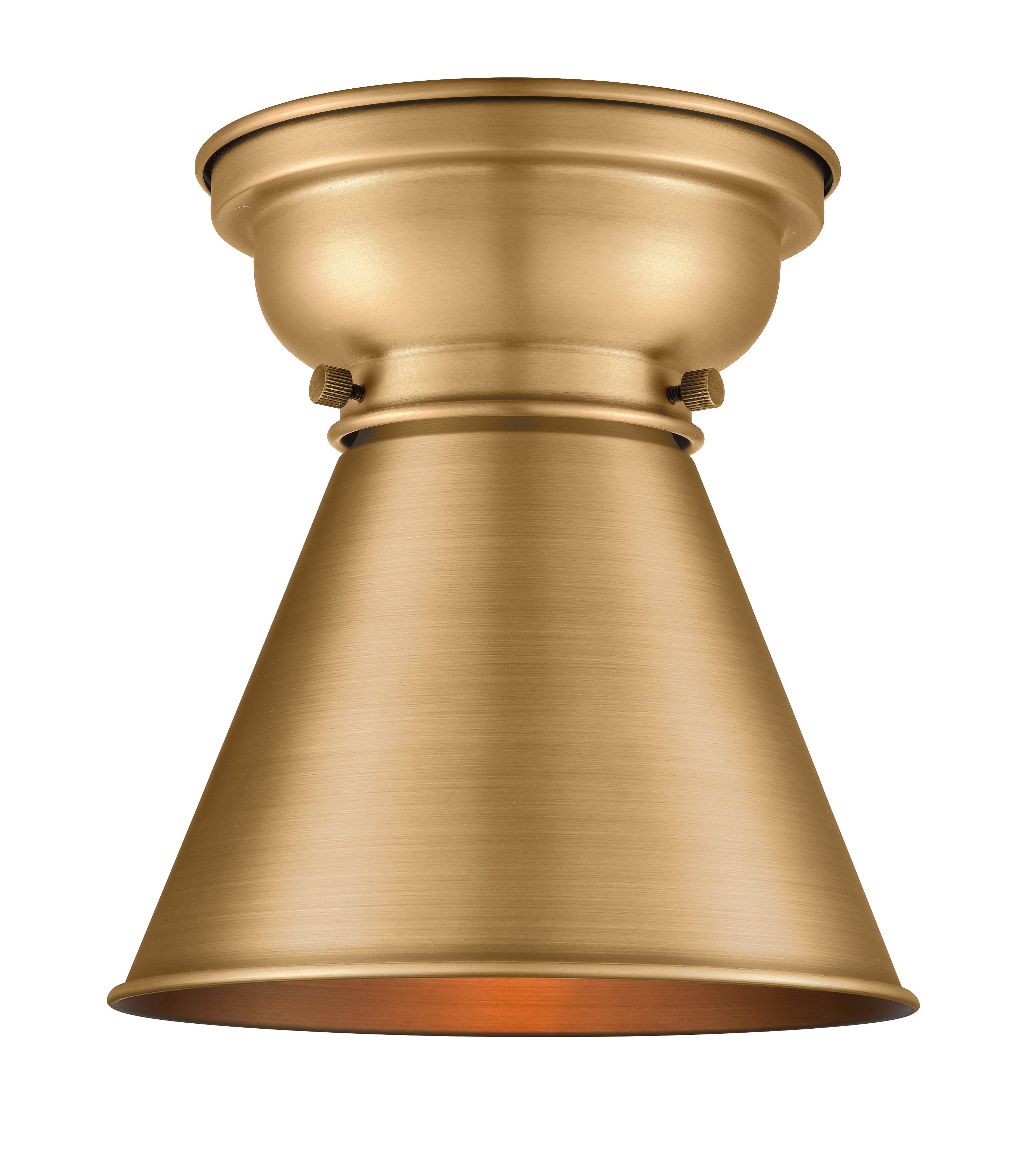 Franklin Flush Mount Brushed Satin Nickel Steel
