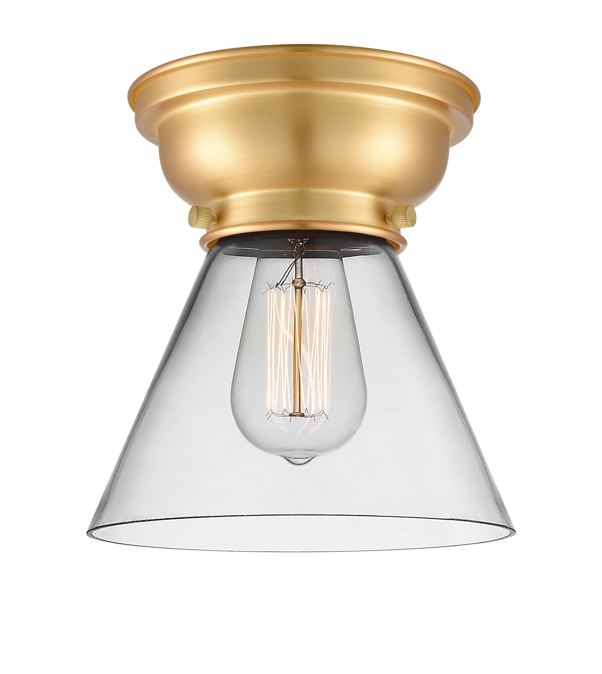 Franklin Flush Mount Brushed Satin Nickel