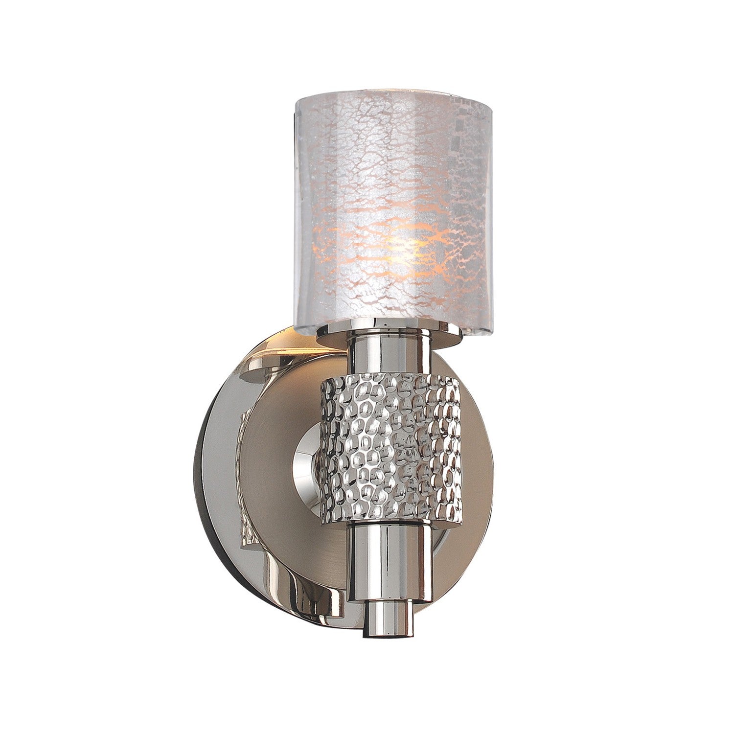 5'' Ashington 1 Light Polished Satin Nickel Vanity Light