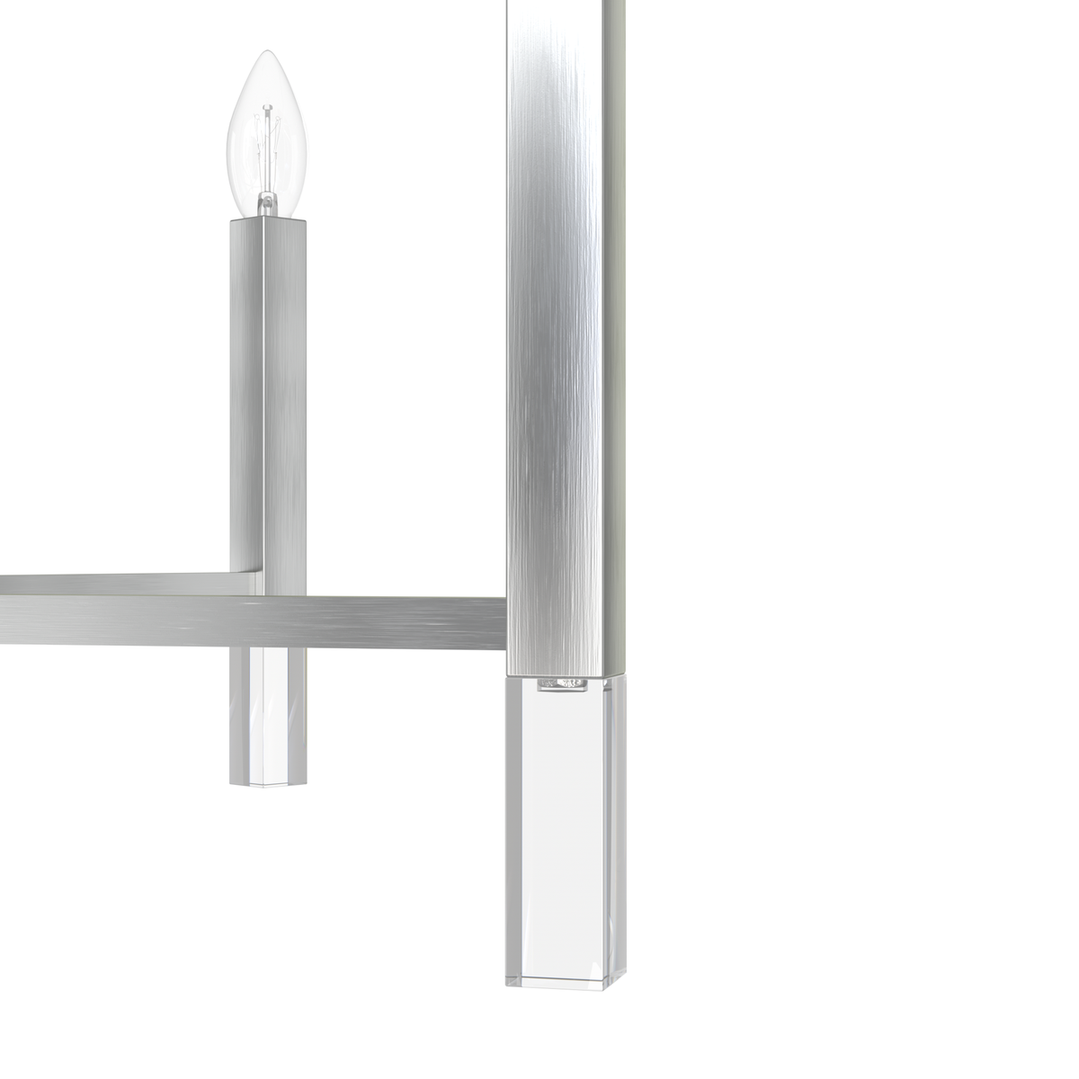 Sunjai 40-inch 9-light Brushed Nickel Chandelier