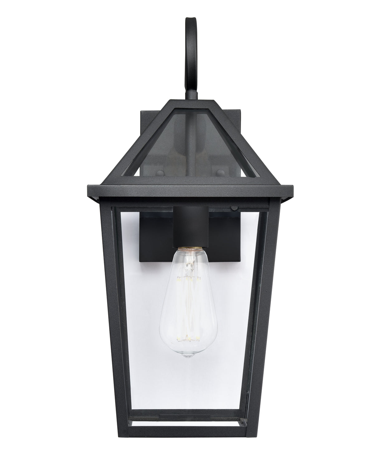 8.25'' Eston Textured Black 1 Light Wall Sconce