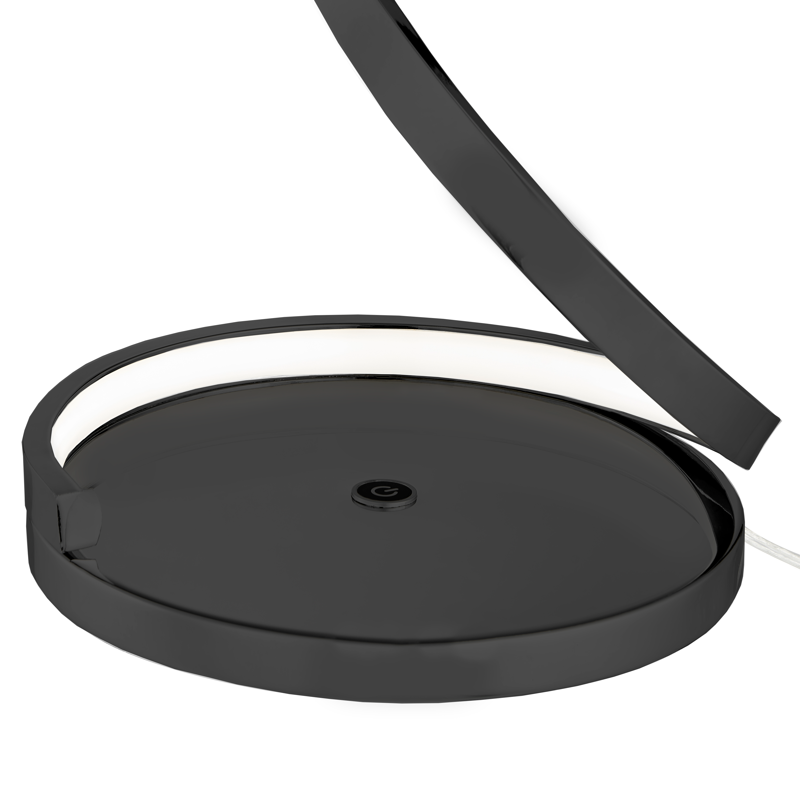 Modern Spiral Black LED Dimmable Table Lamp