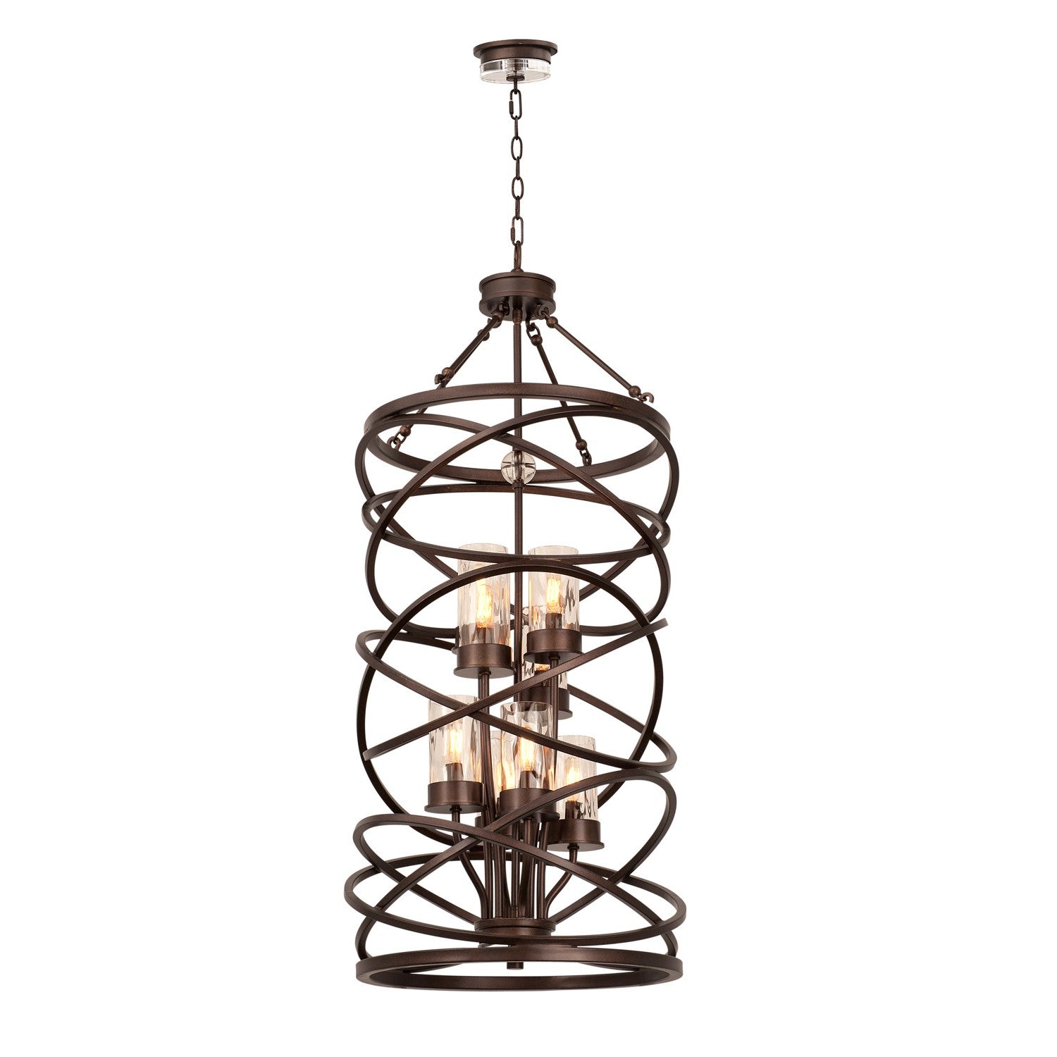 45'' Eternity 8 Light Etruscan Bronze Pendant