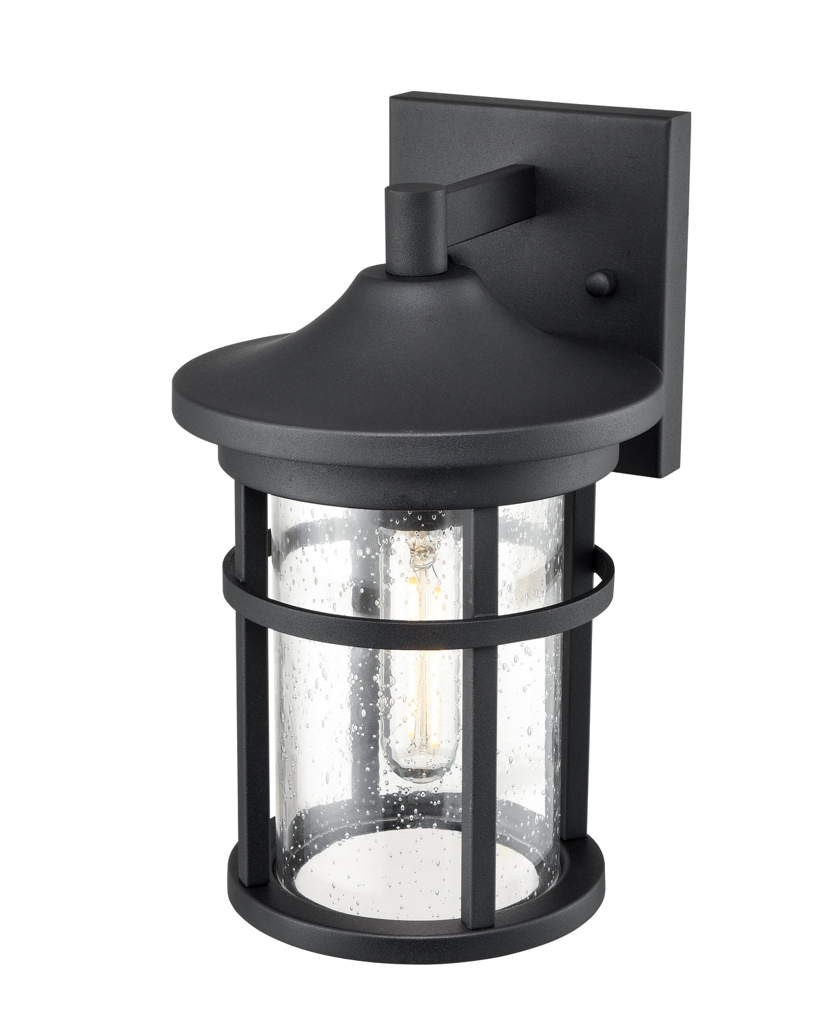 7'' Namath Textured Black 1 Light Wall Sconce
