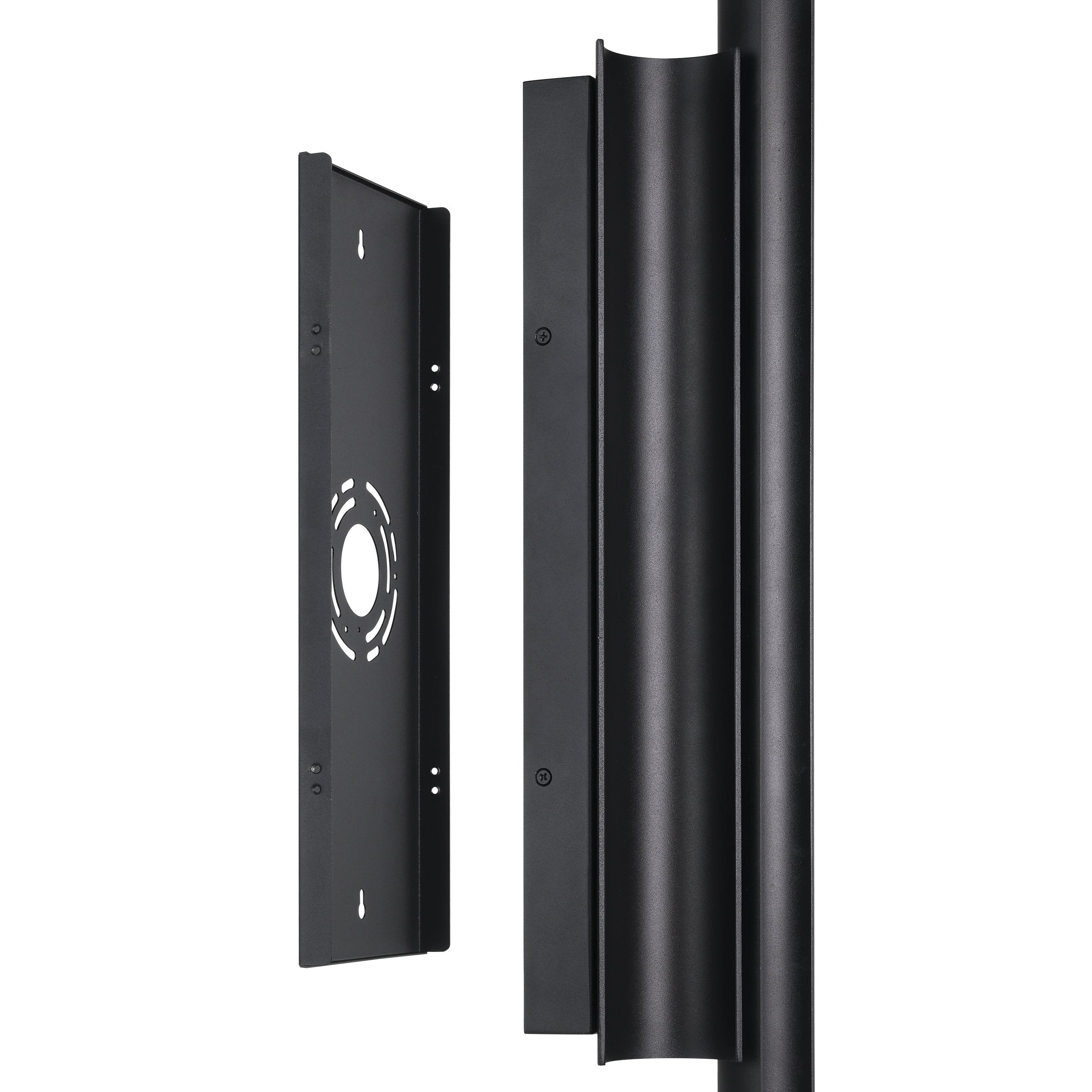 Kestrel 22-inch 3-light Textured Black 5CCT LED Exterior Wall Sconce