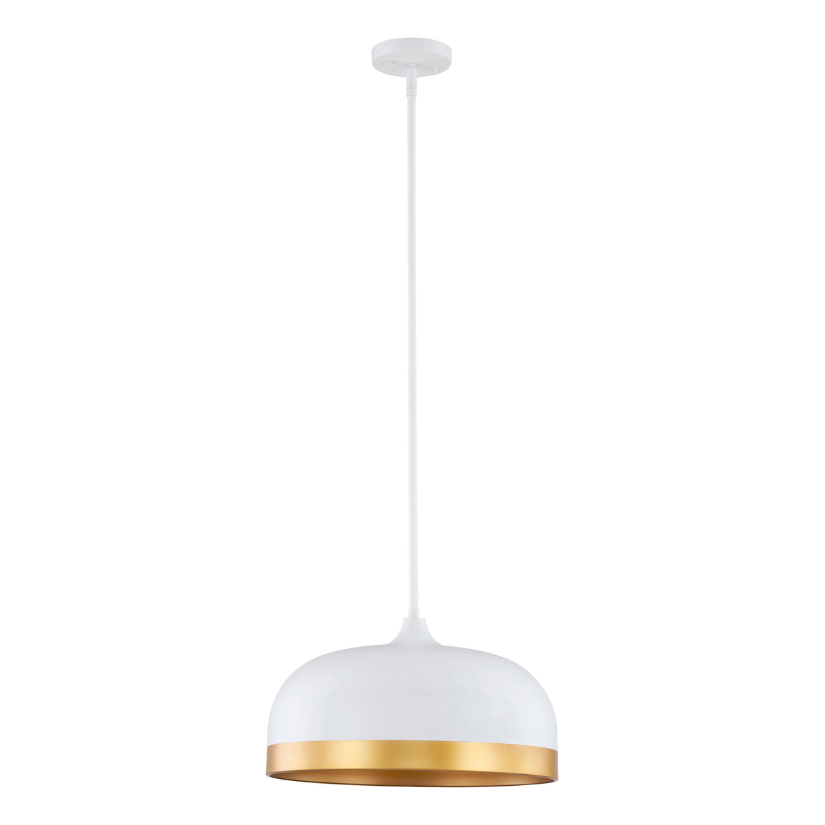 10'' Amarra Matte White 3 Light Pendant