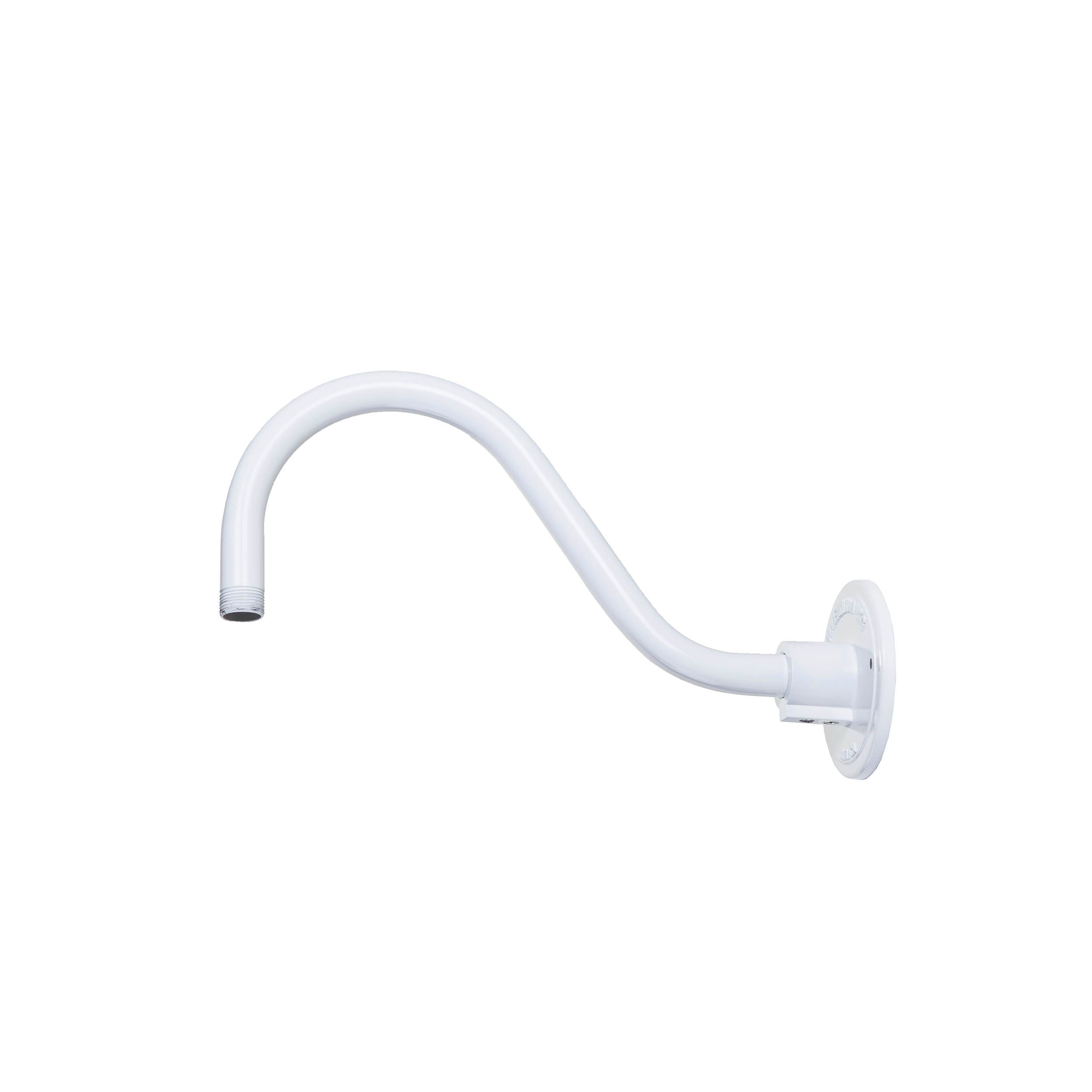 9.5-inch R Series White Gooseneck Arm