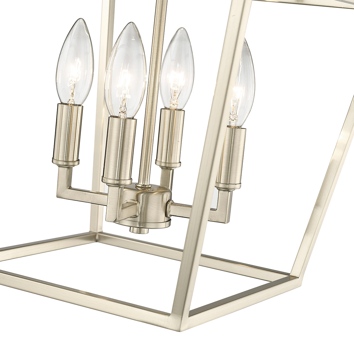 14.25'' Corona Modern Gold 4 Light Semi-Flush Mount
