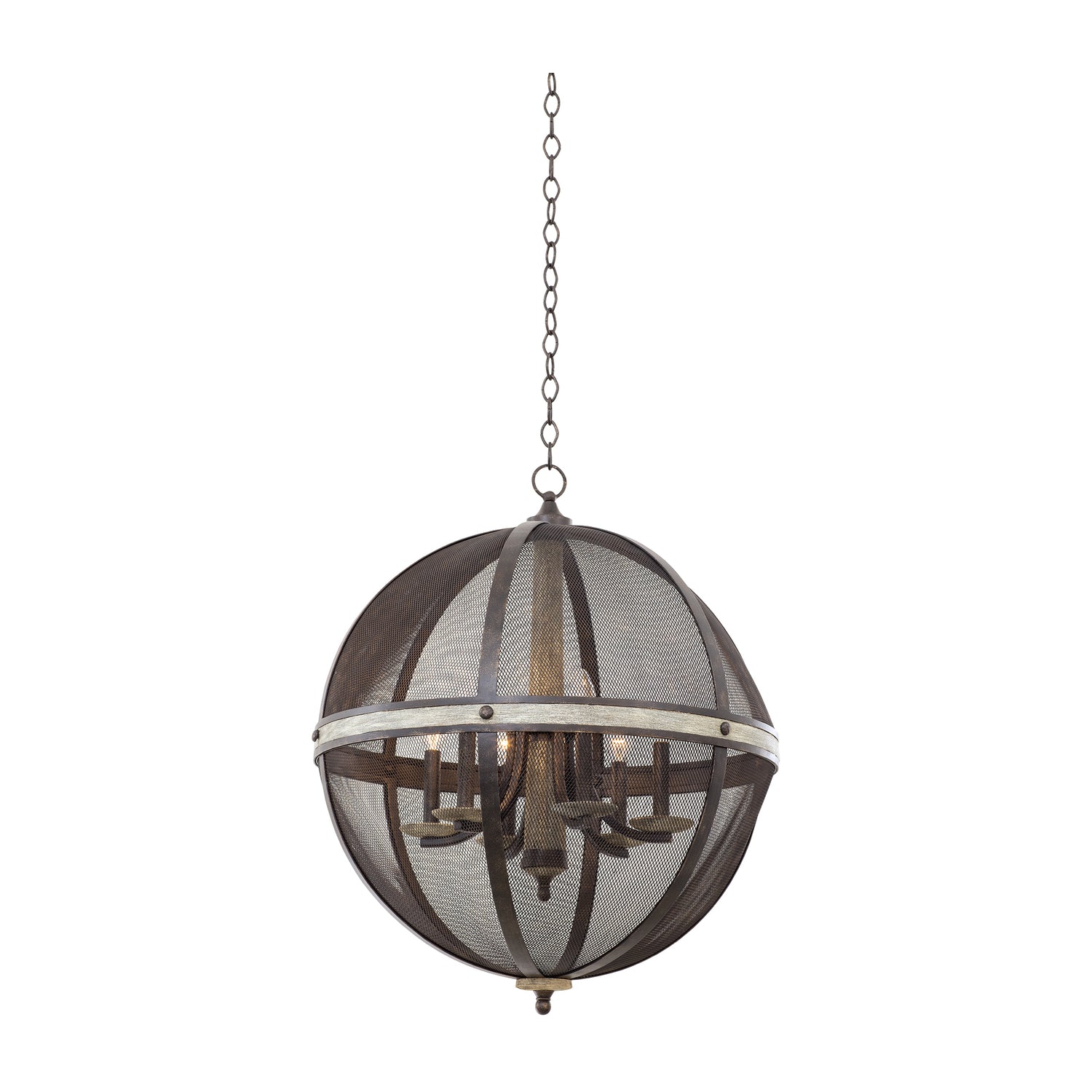 32'' Coronado 6 Light Florence Gold Chandelier