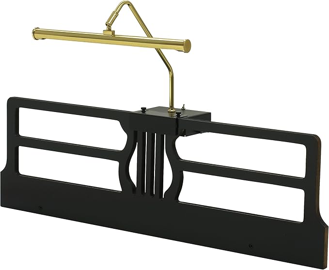 6.5-inch Grand Piano Polished Brass Desk Lamp