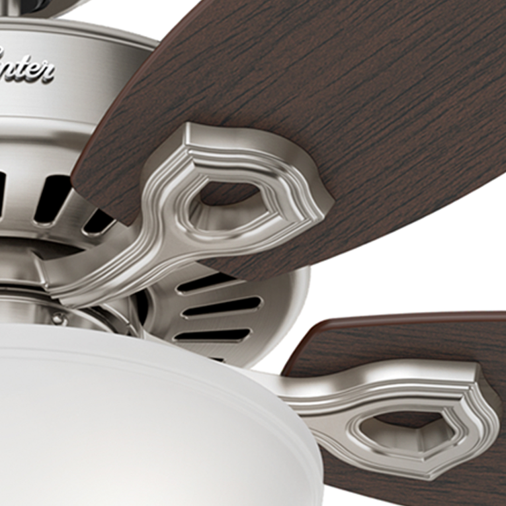 52 inch Builder Brushed Nickel LED Ceiling Fan