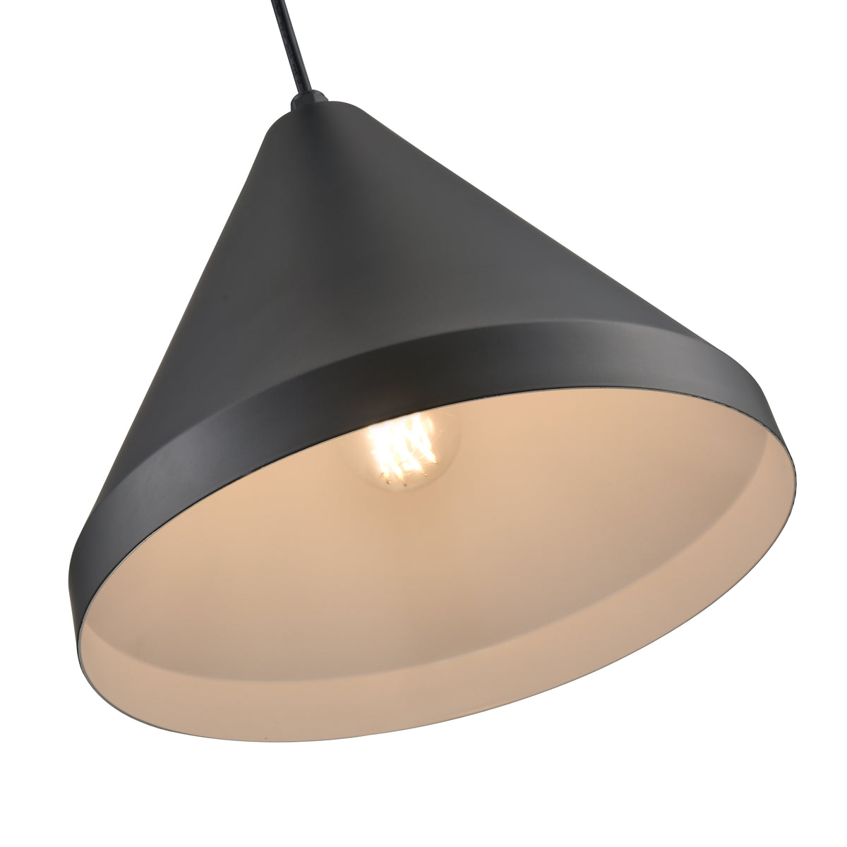 11.25'' R Series Satin Black 1 Light Pendant