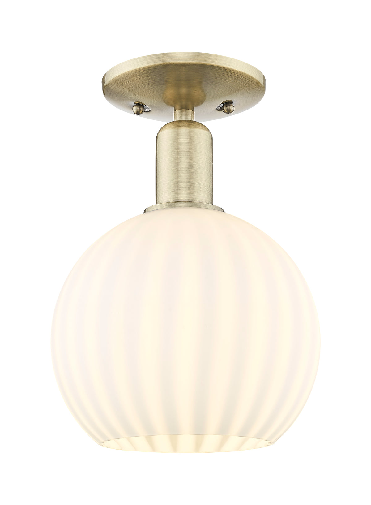 8-Inch 1-Light Semi-Flush Mount 11.5-Inch High