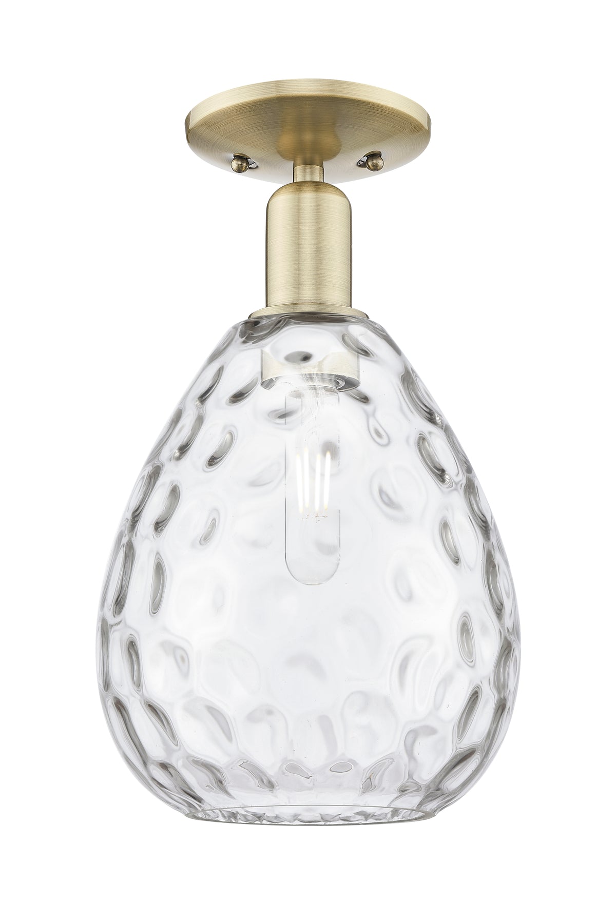 Waverly 8-Inch 1-Light Semi-Flush Mount 13.5-Inch High