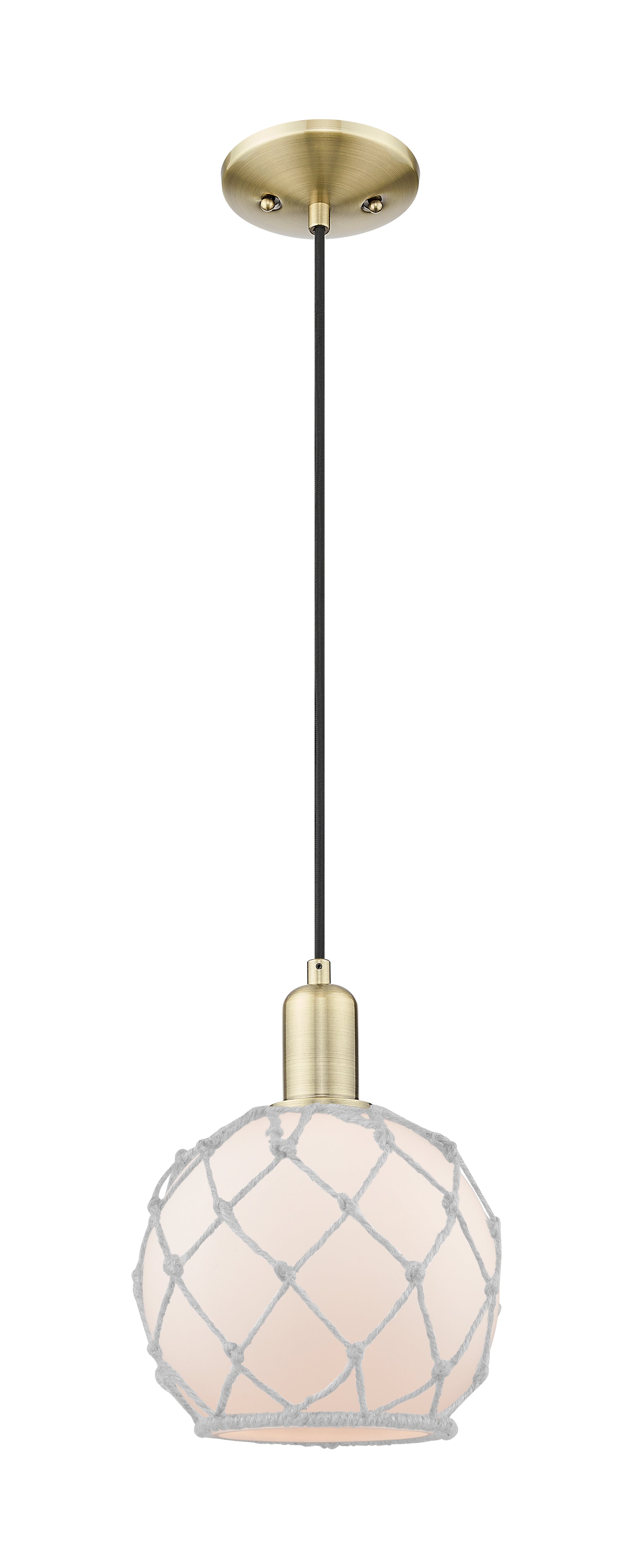 Arcadia Mini Pendant Antique Brass Finish