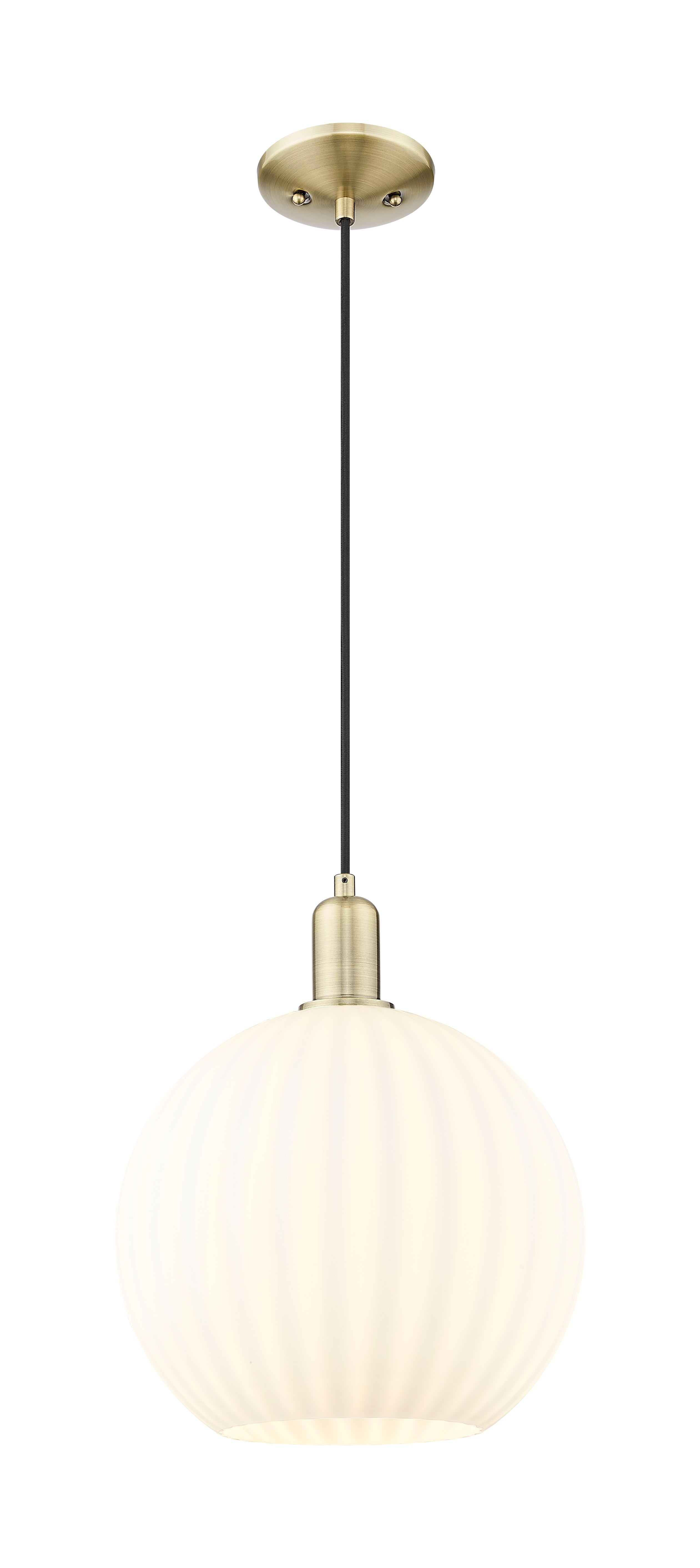 Arcadia Mini Pendant Antique Brass Finish
