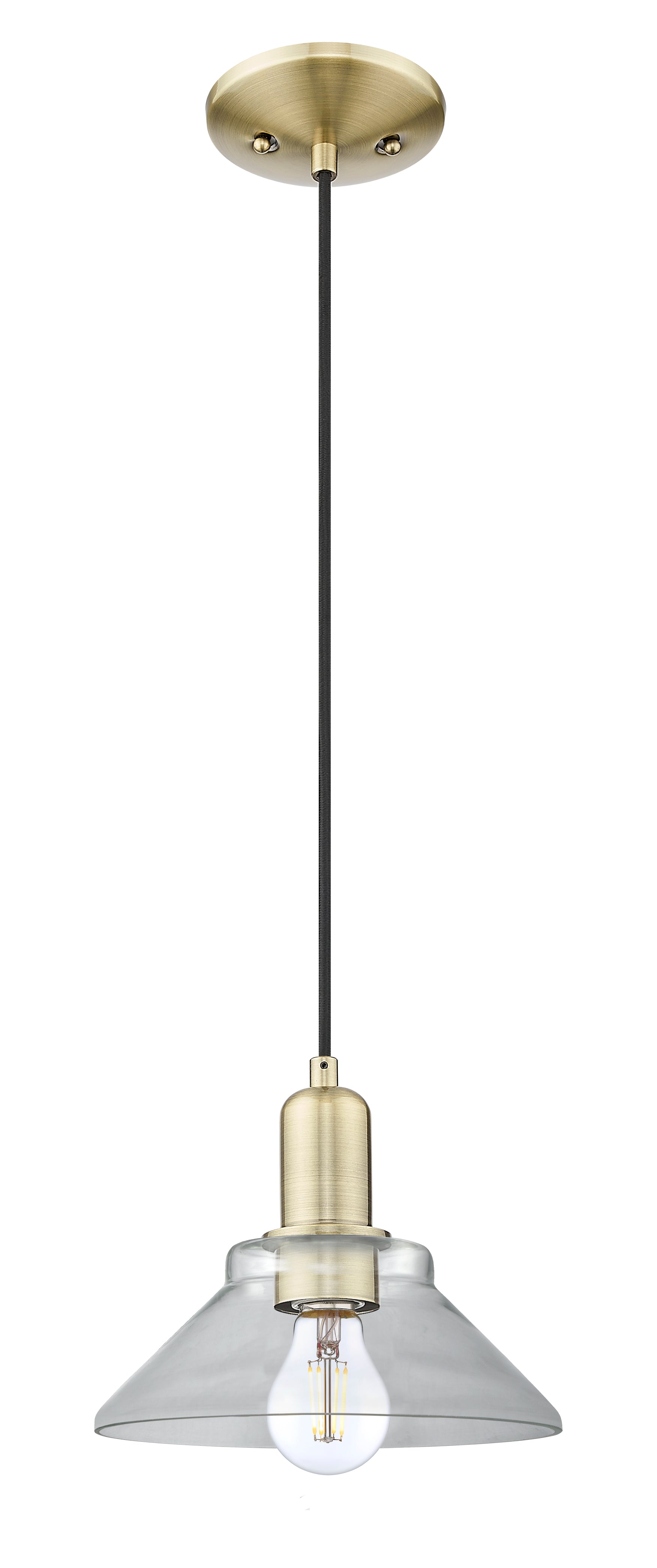 Arcadia Mini Pendant Antique Brass