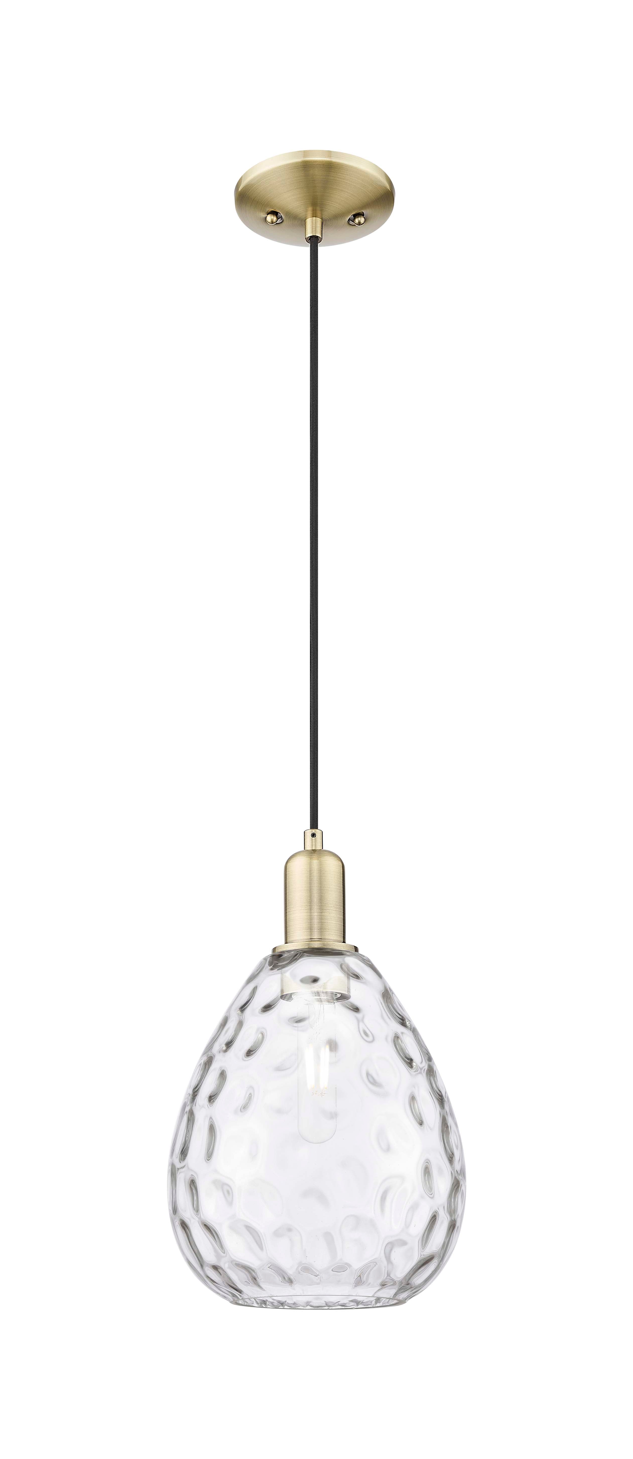 Arcadia Mini Pendant Antique Brass Finish