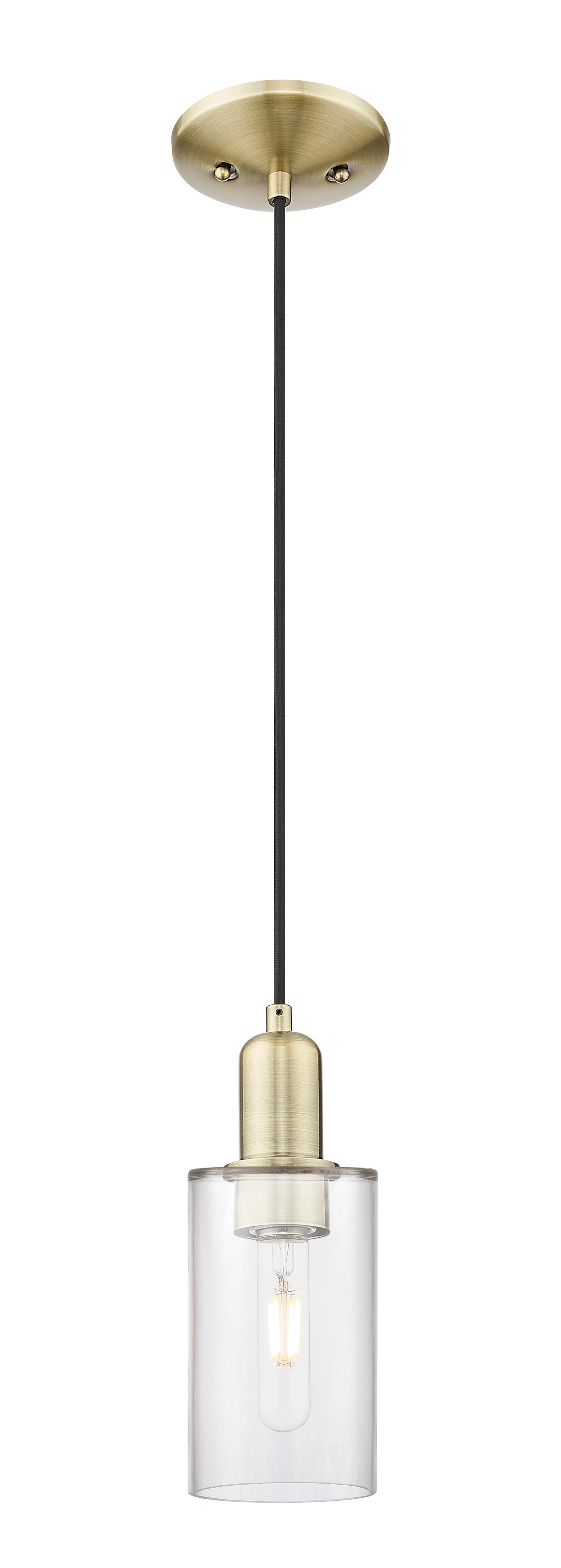 Arcadia Mini Pendant Antique Brass Finish