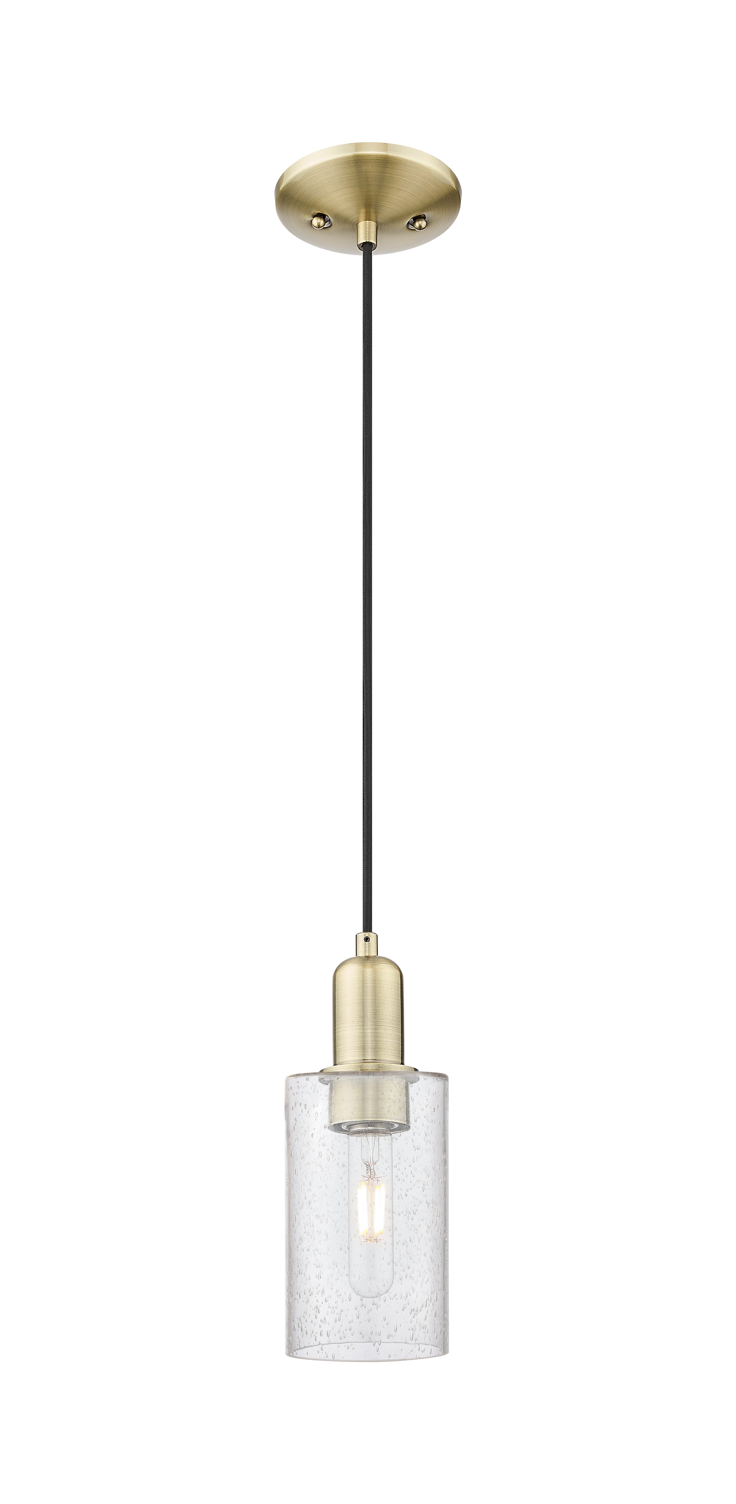 Arcadia Mini Pendant Antique Brass Finish