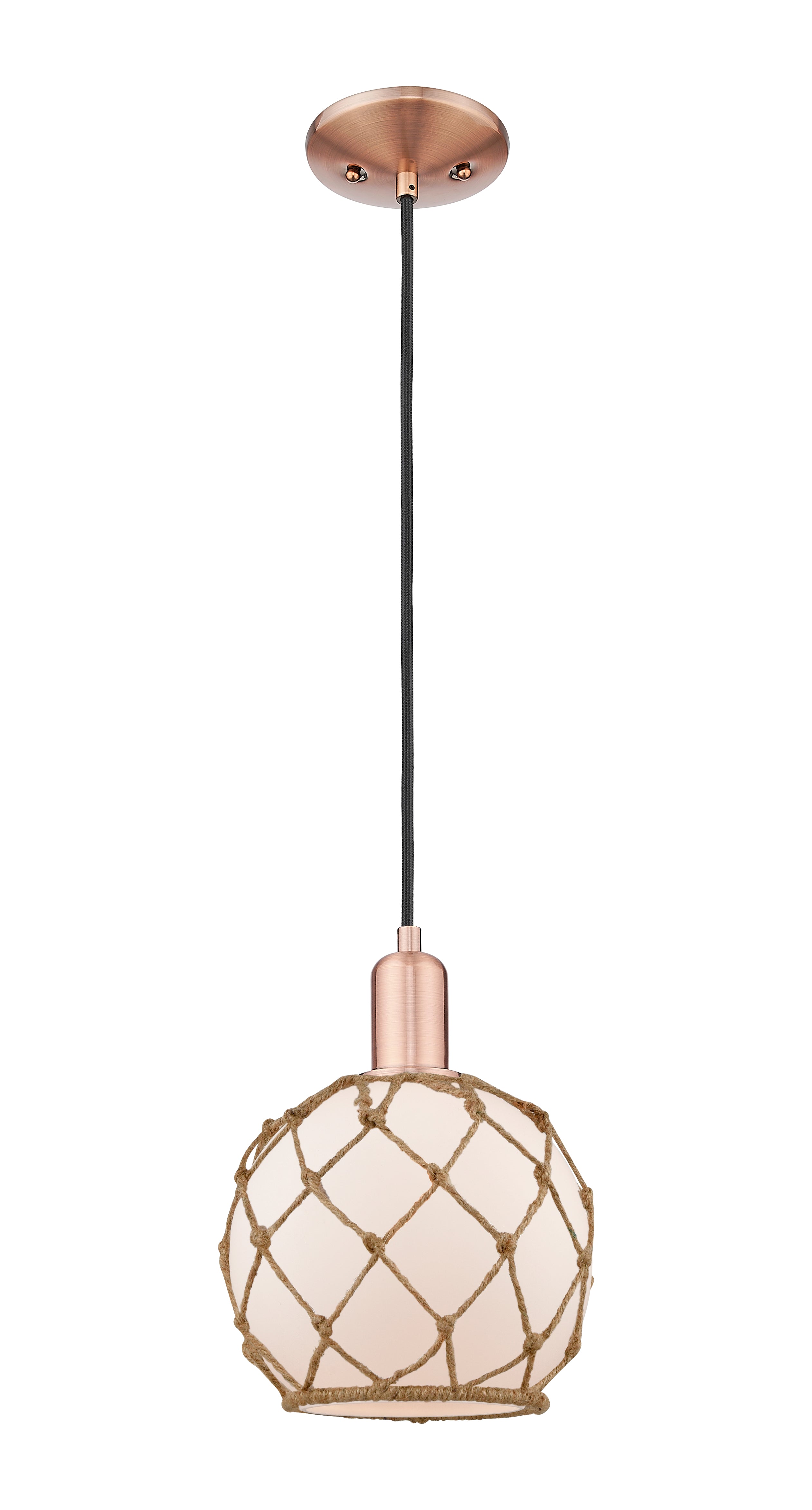 Arcadia Mini Pendant Antique Brass Finish