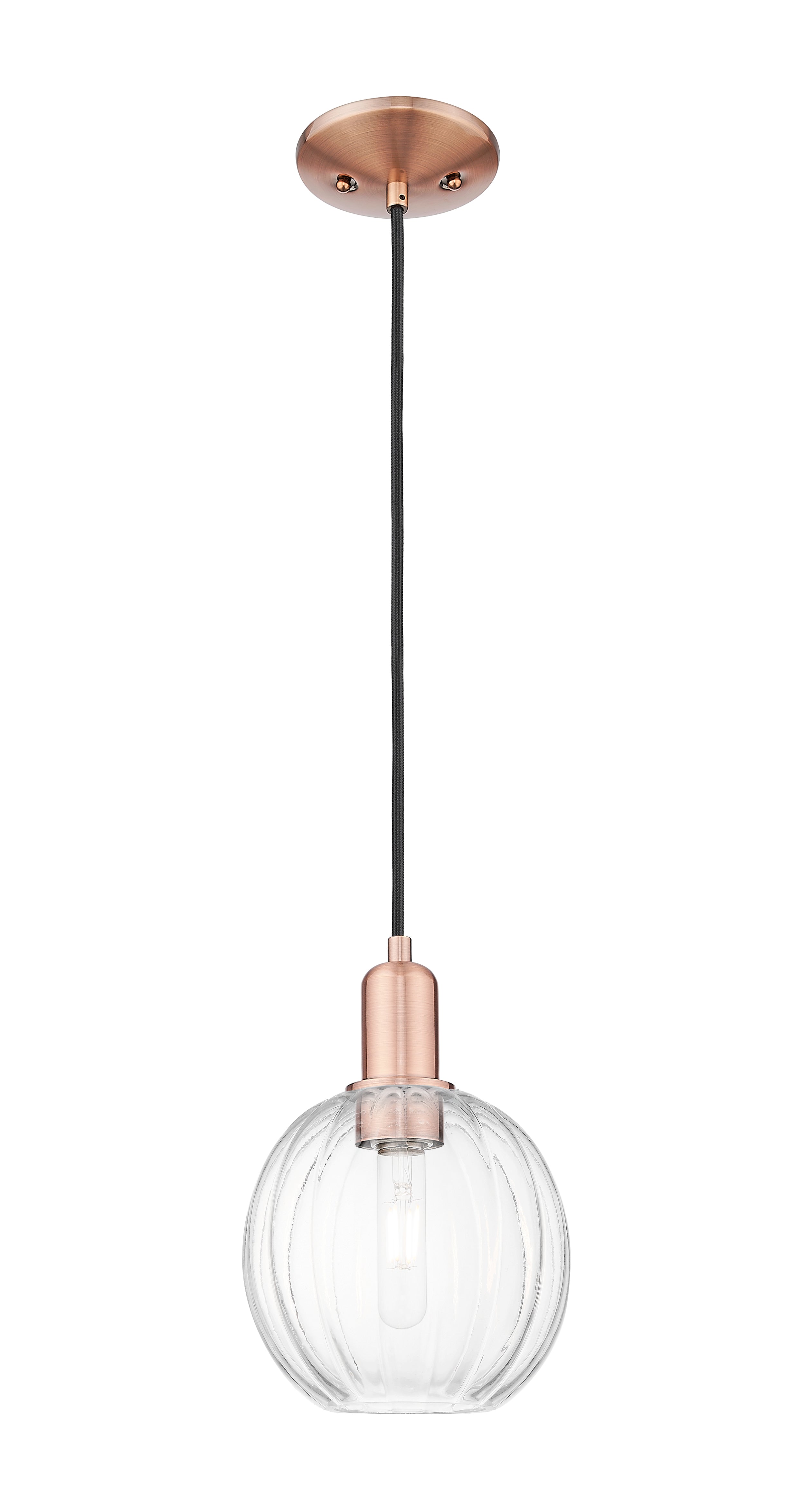 Arcadia Mini Pendant Antique Brass Finish