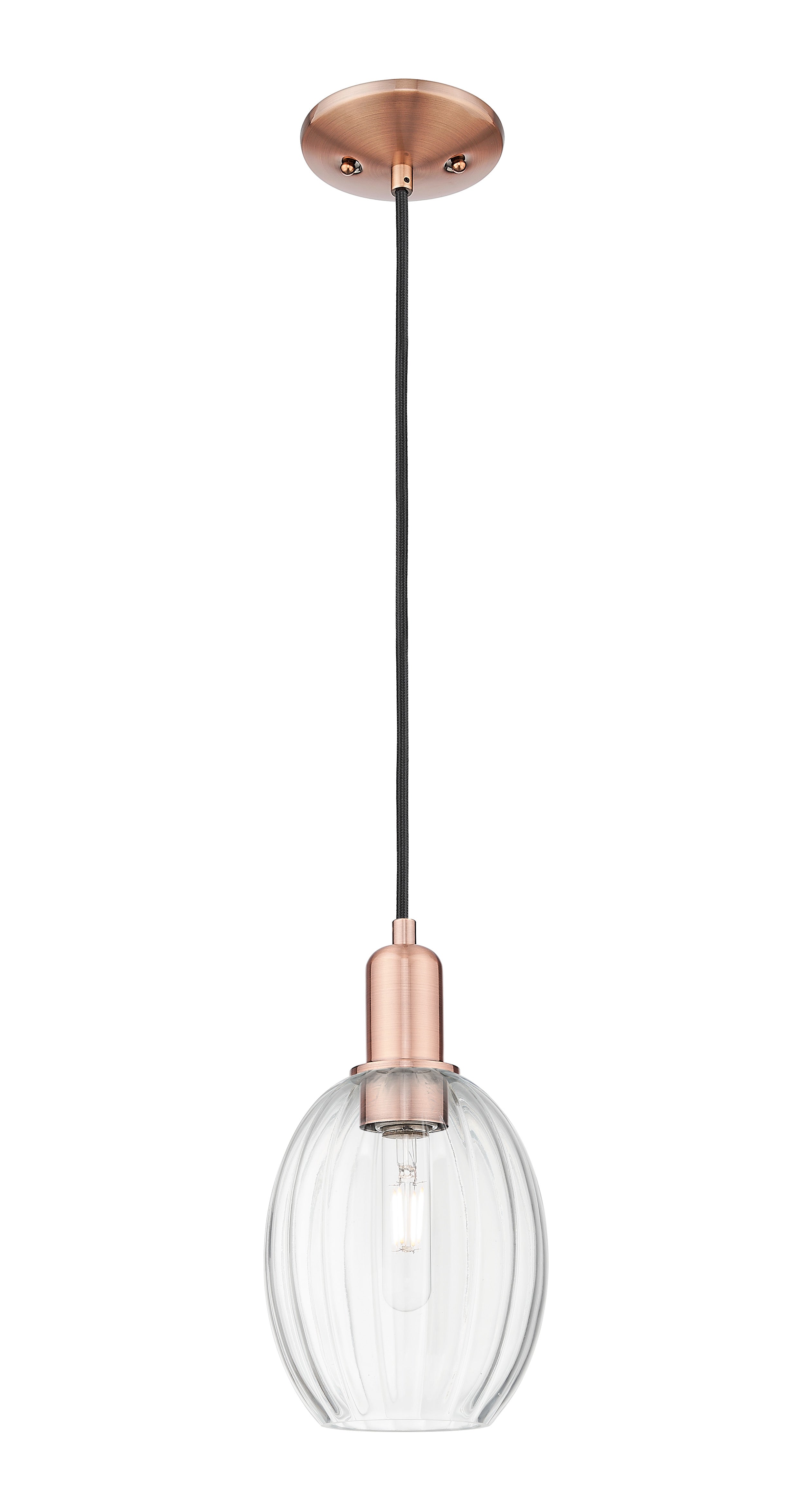 Arcadia Mini Pendant Antique Brass Finish