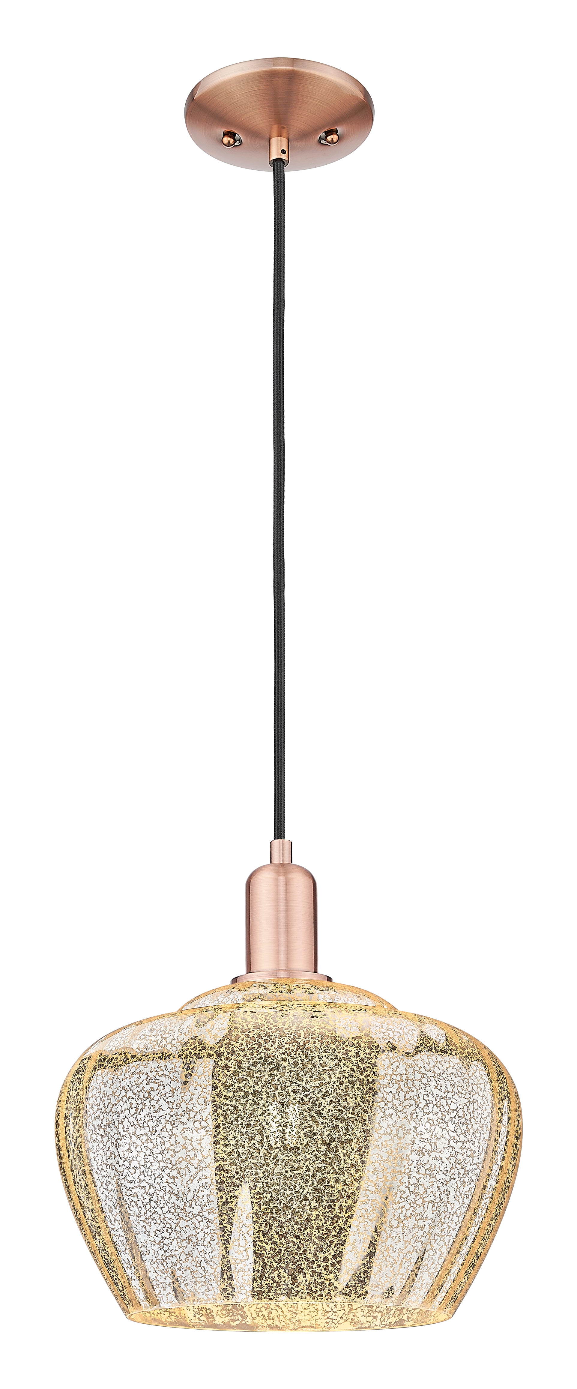 Arcadia Mini Pendant Antique Brass Steel