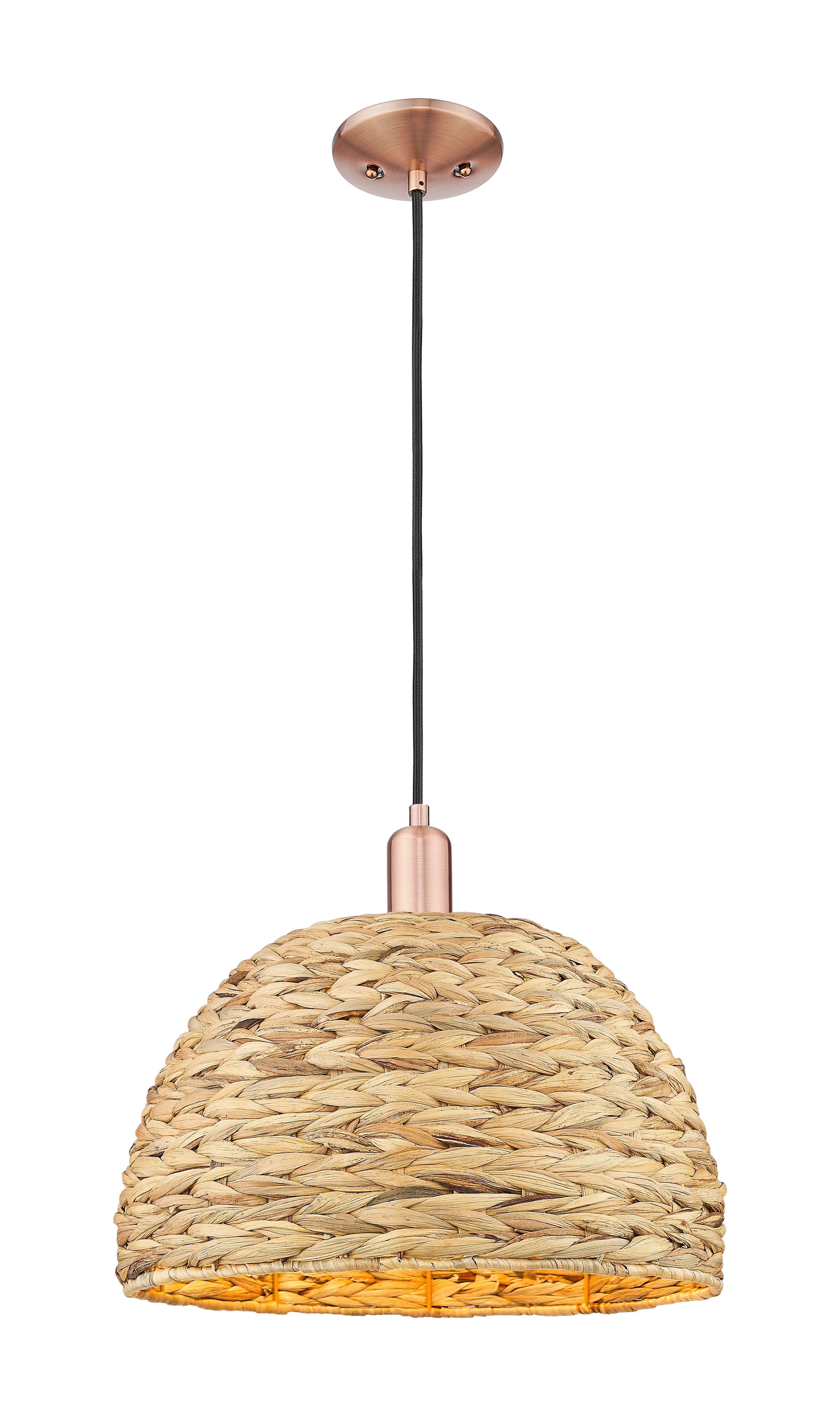 Arcadia Mini Pendant Antique Brass Finish