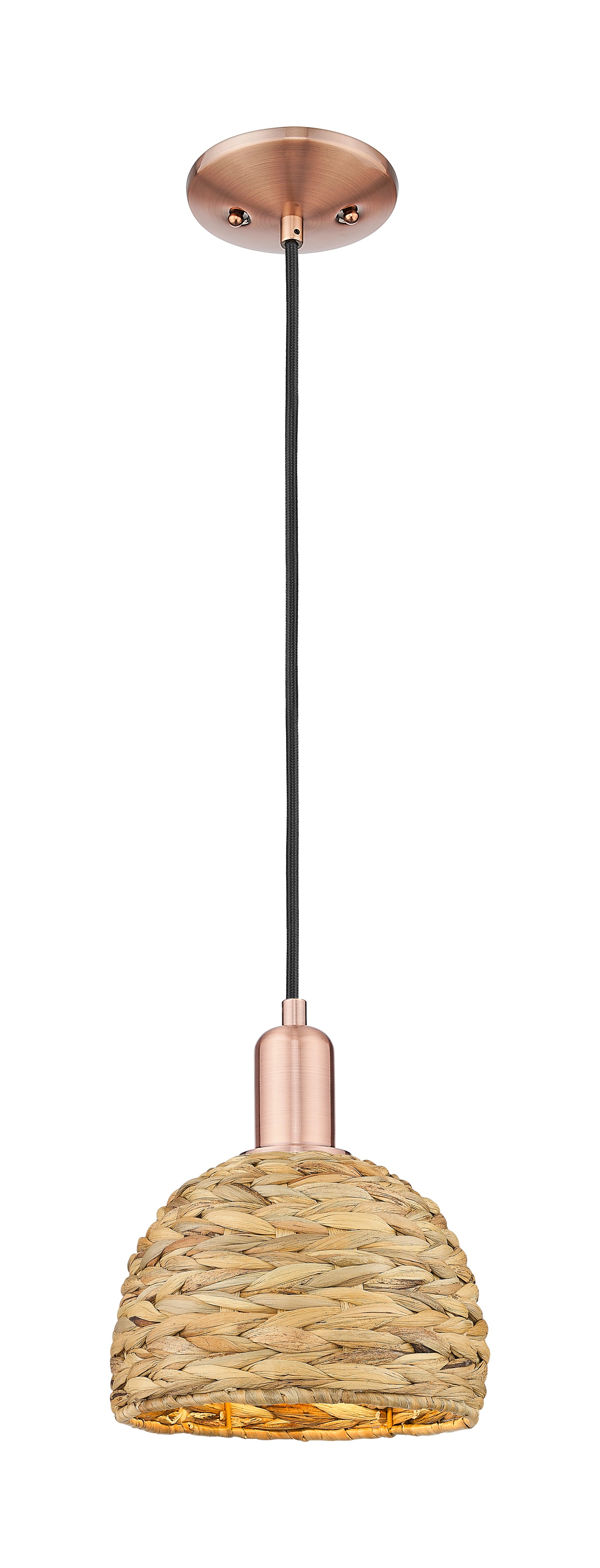 Arcadia Mini Pendant Antique Brass Finish