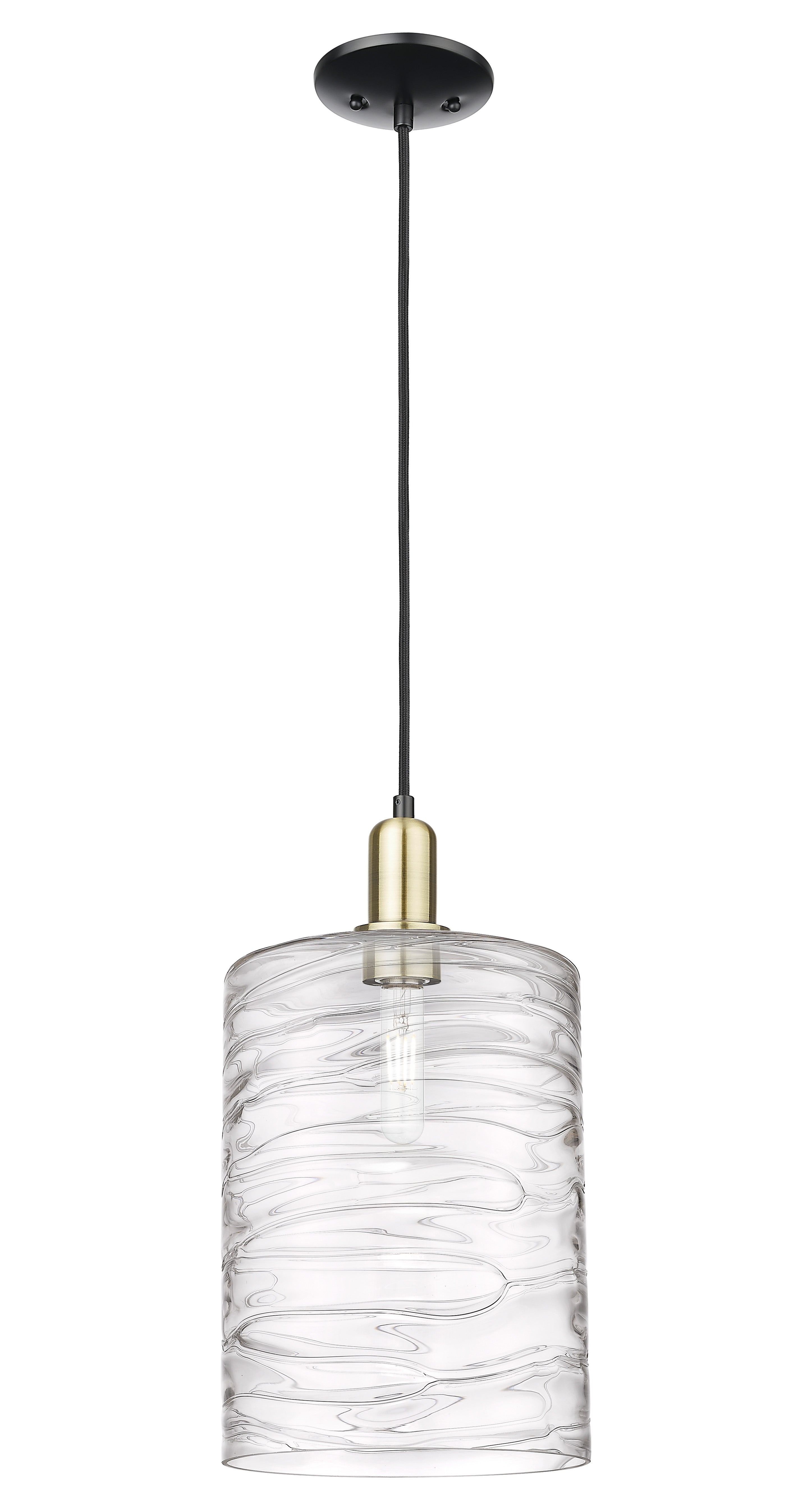 Arcadia Mini Pendant Antique Brass Finish