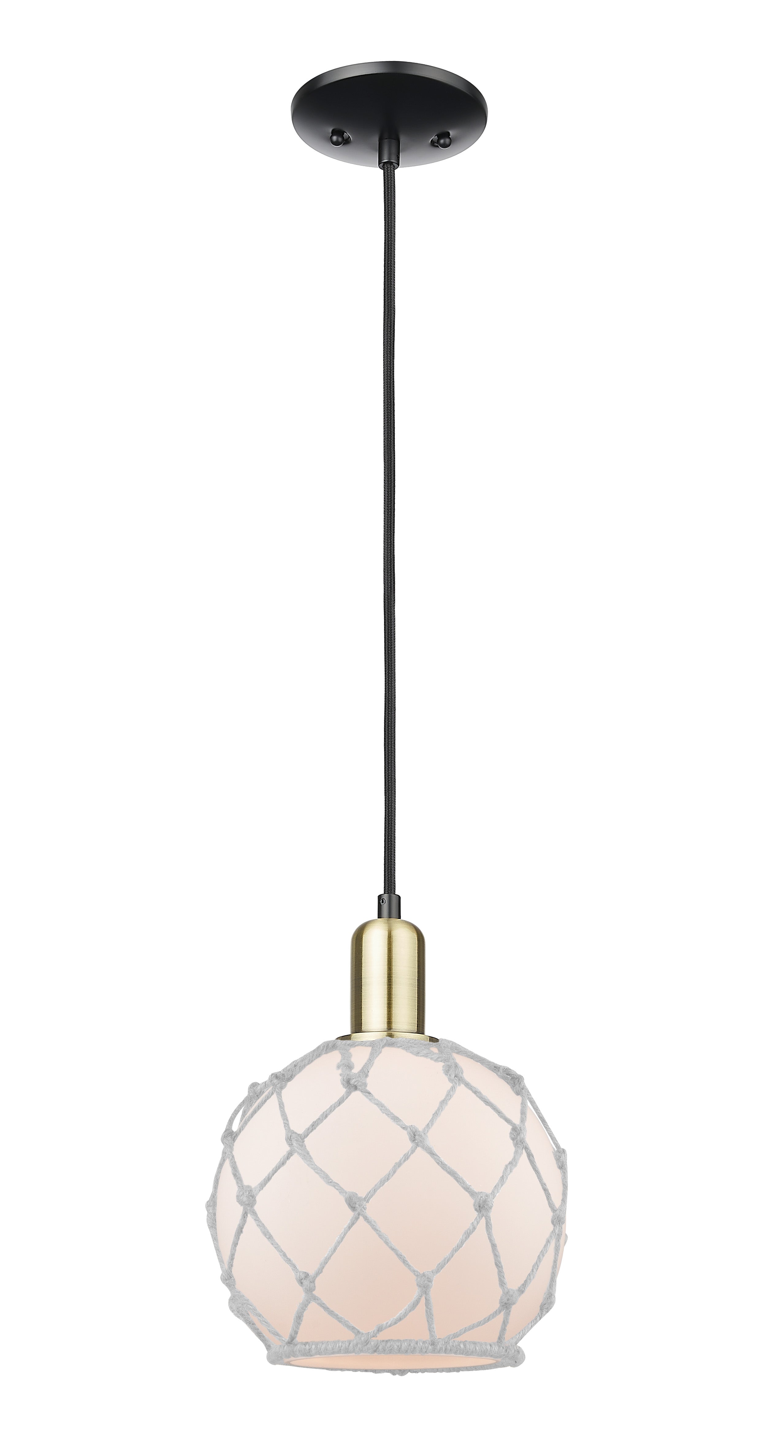 Arcadia Mini Pendant Antique Brass Finish