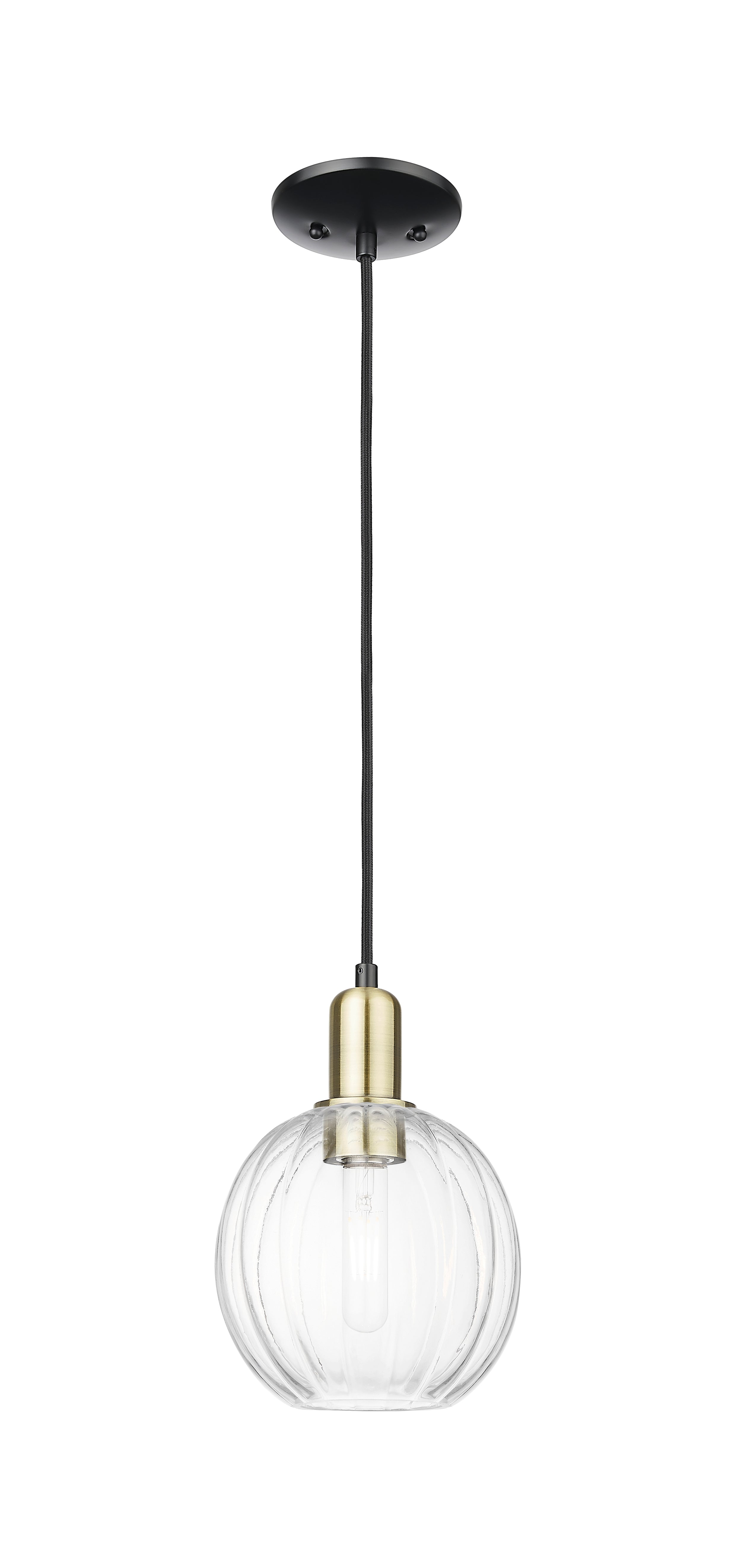 Arcadia Mini Pendant Antique Brass Finish