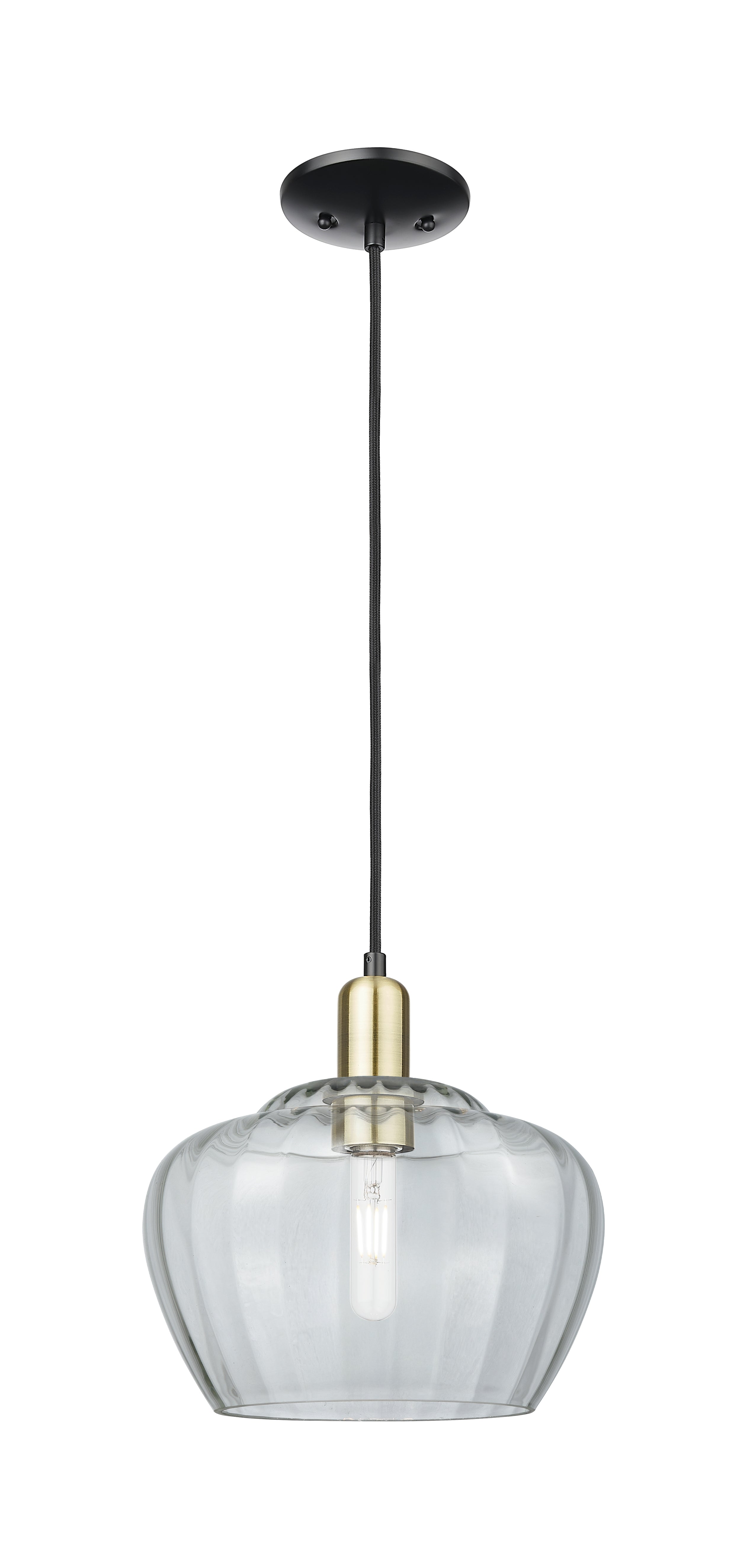 Arcadia Mini Pendant Antique Brass Steel