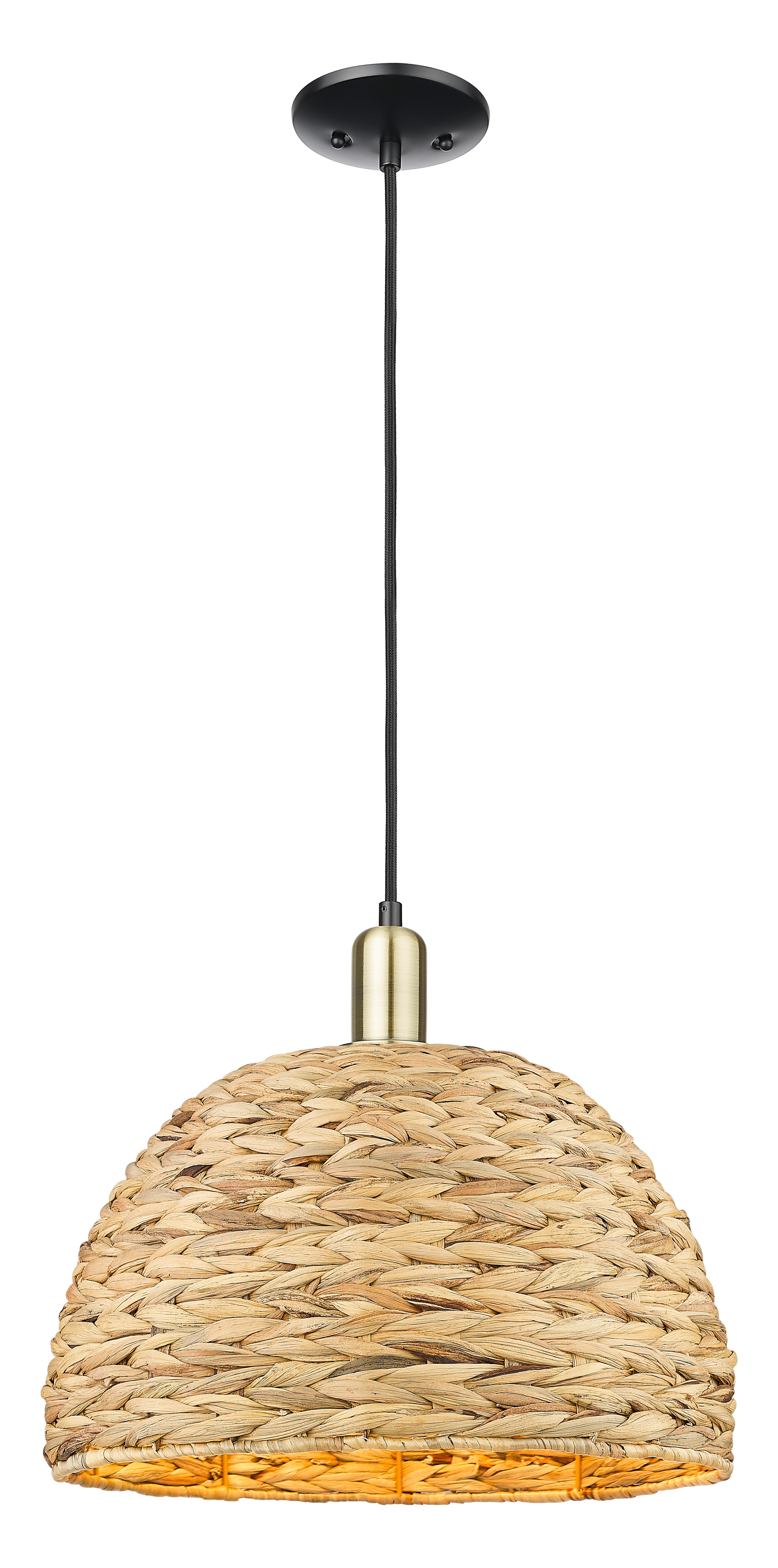Arcadia Mini Pendant Antique Brass Finish