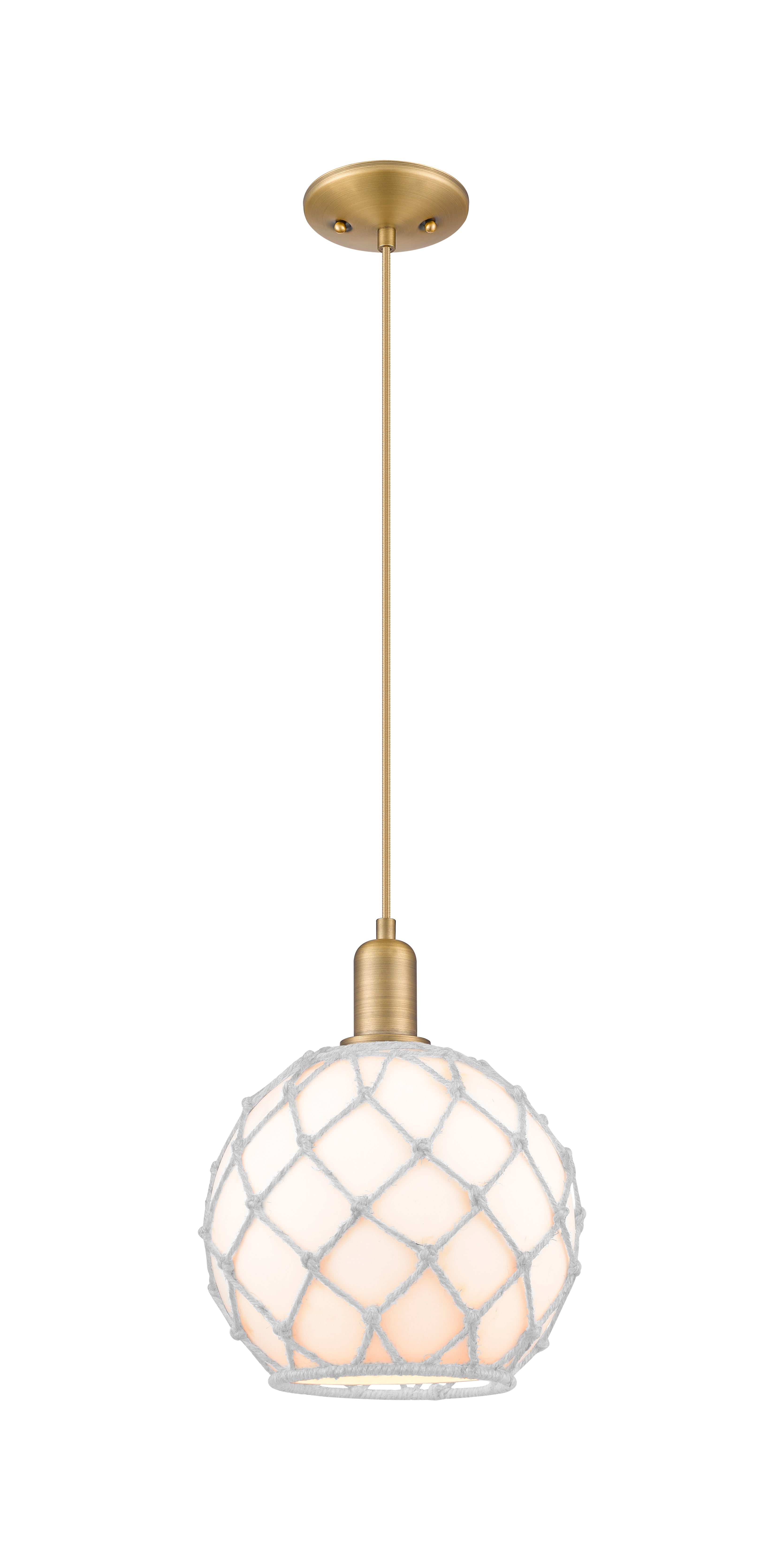 Arcadia Mini Pendant Antique Brass Cast