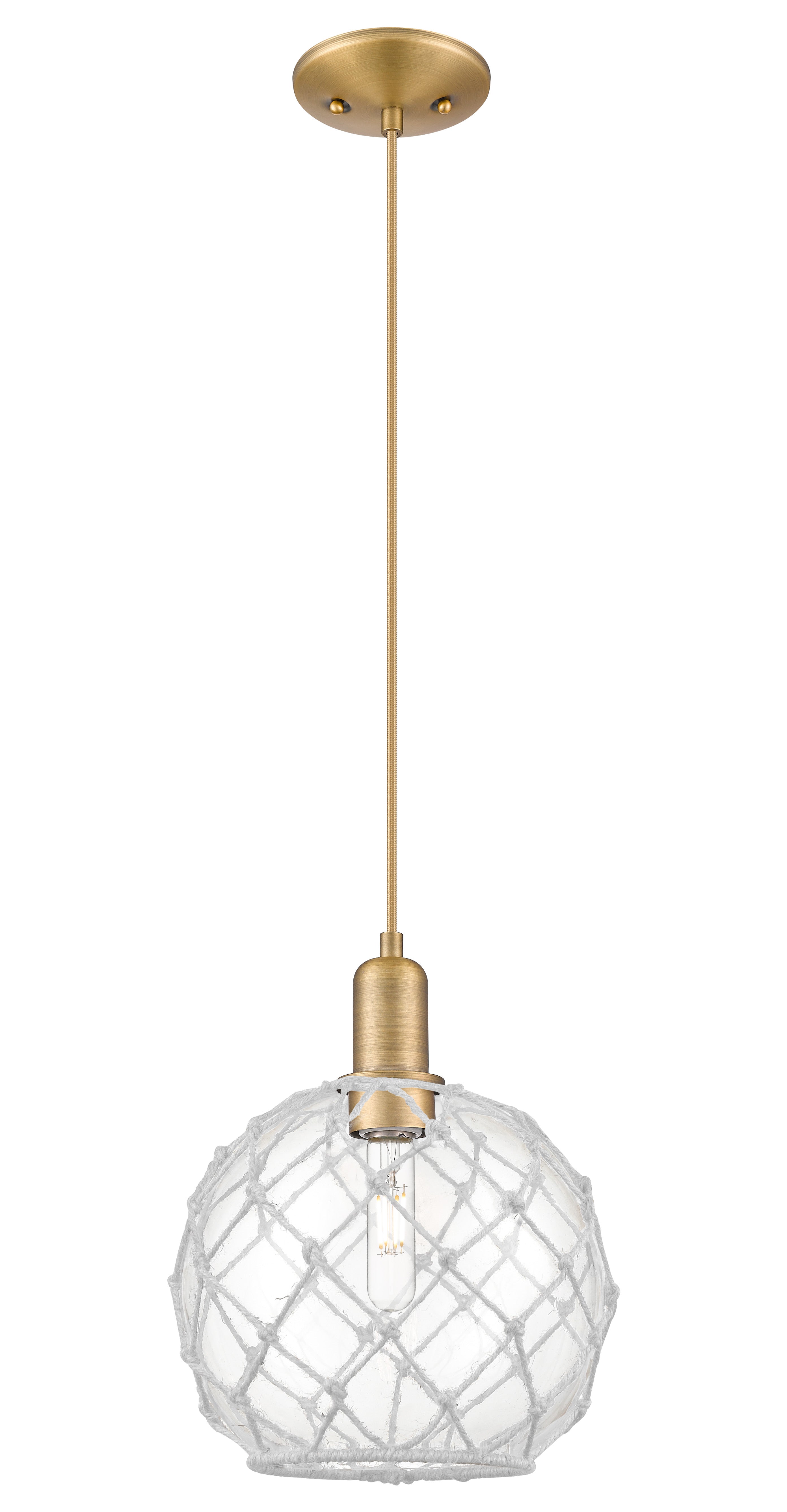 Arcadia Mini Pendant Antique Brass Cast