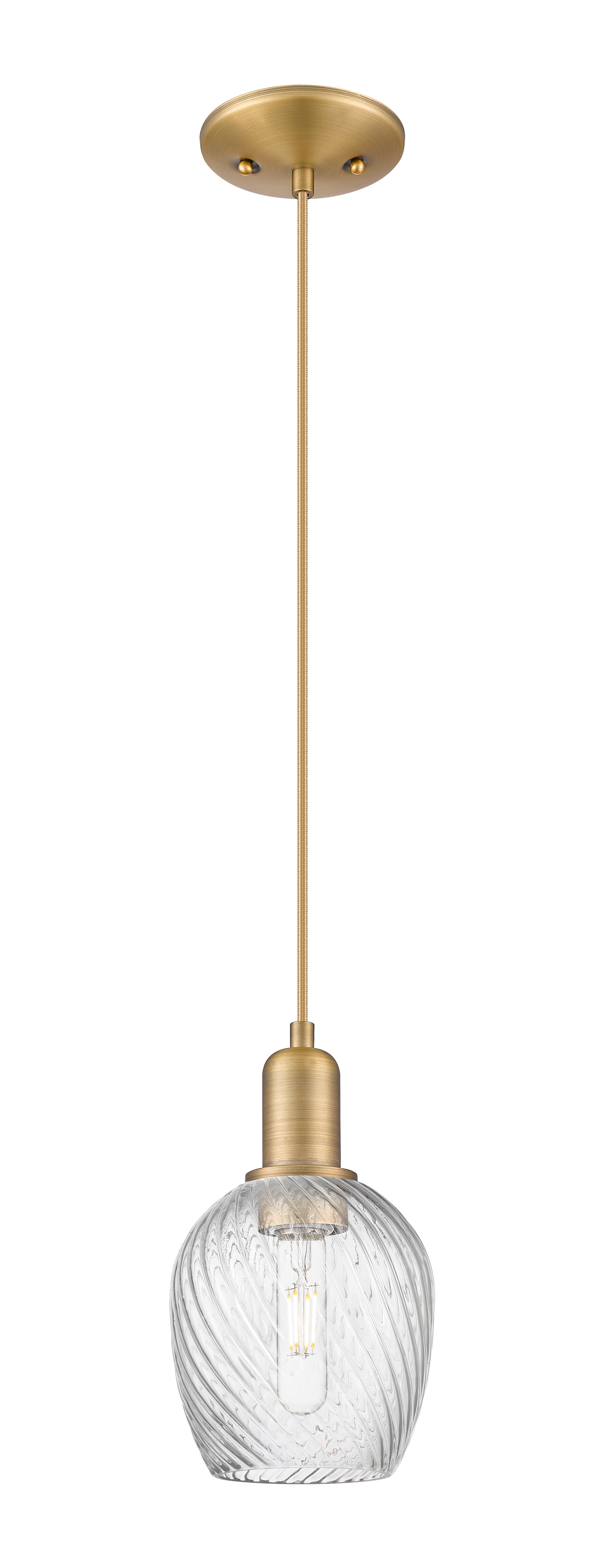 Arcadia Mini Pendant Antique Brass Finish