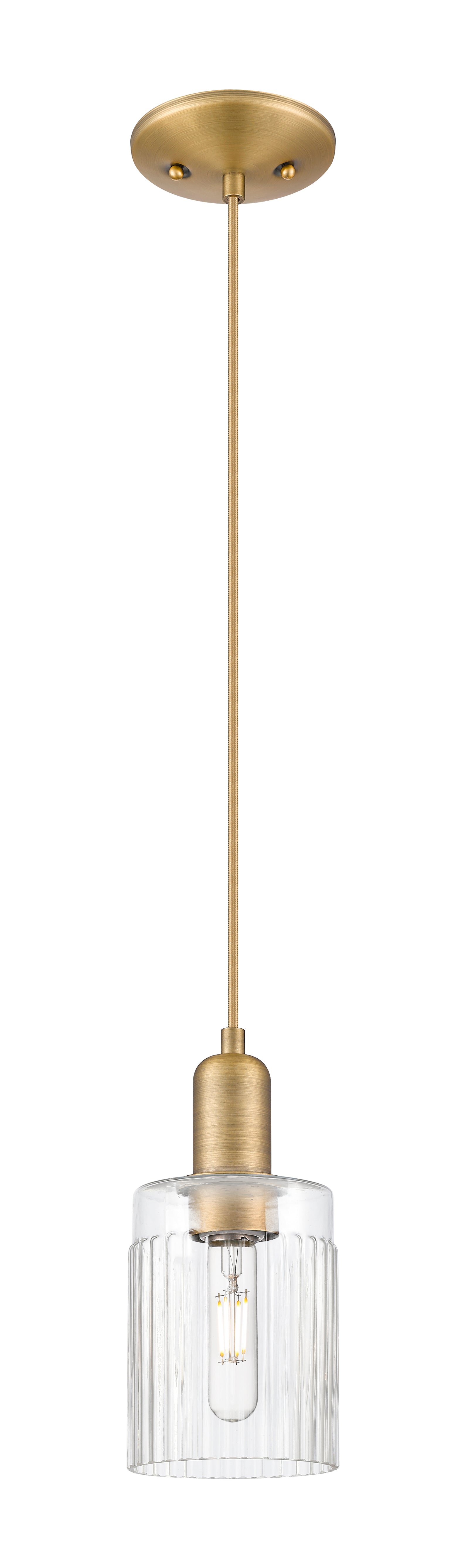 Arcadia Mini Pendant Antique Brass Dimmable