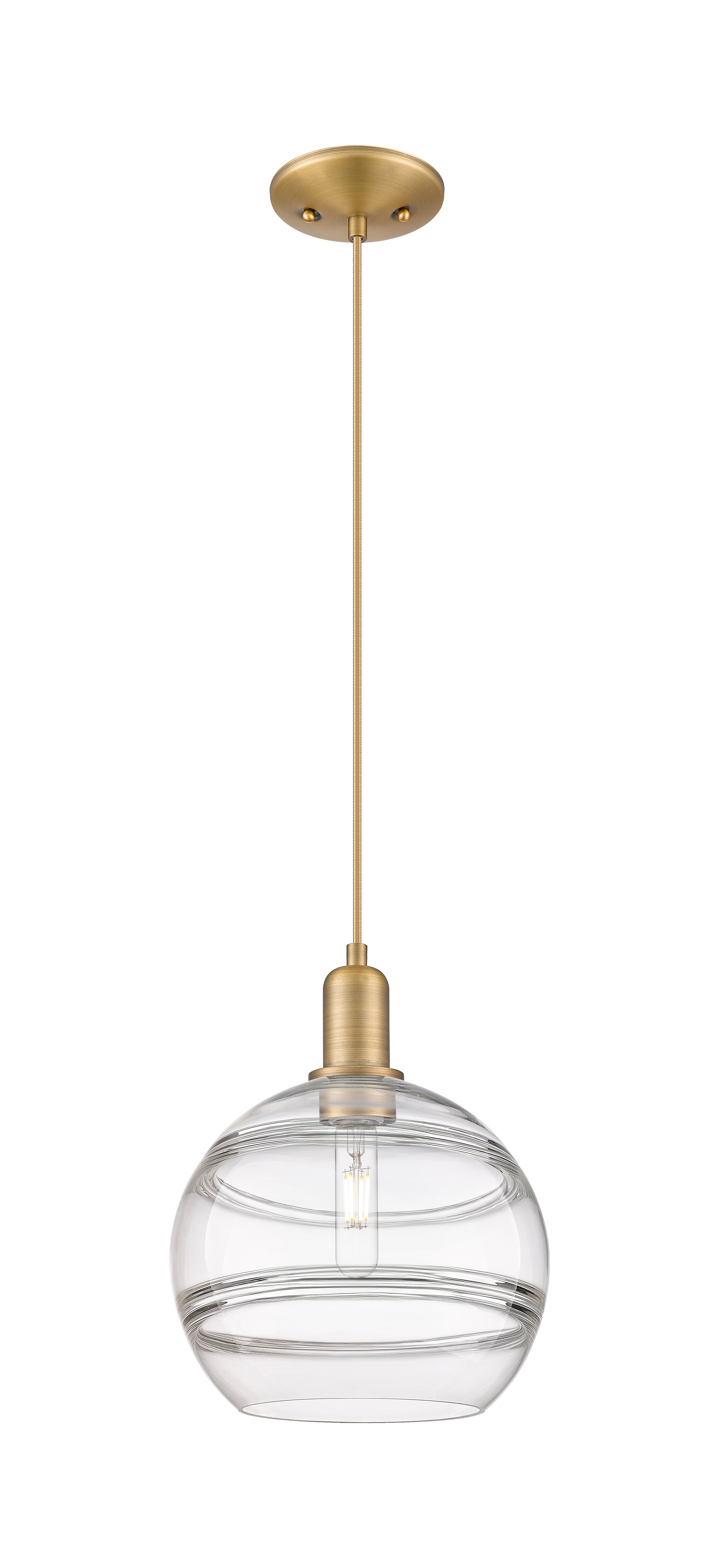 Arcadia Mini Pendant Antique Brass Steel