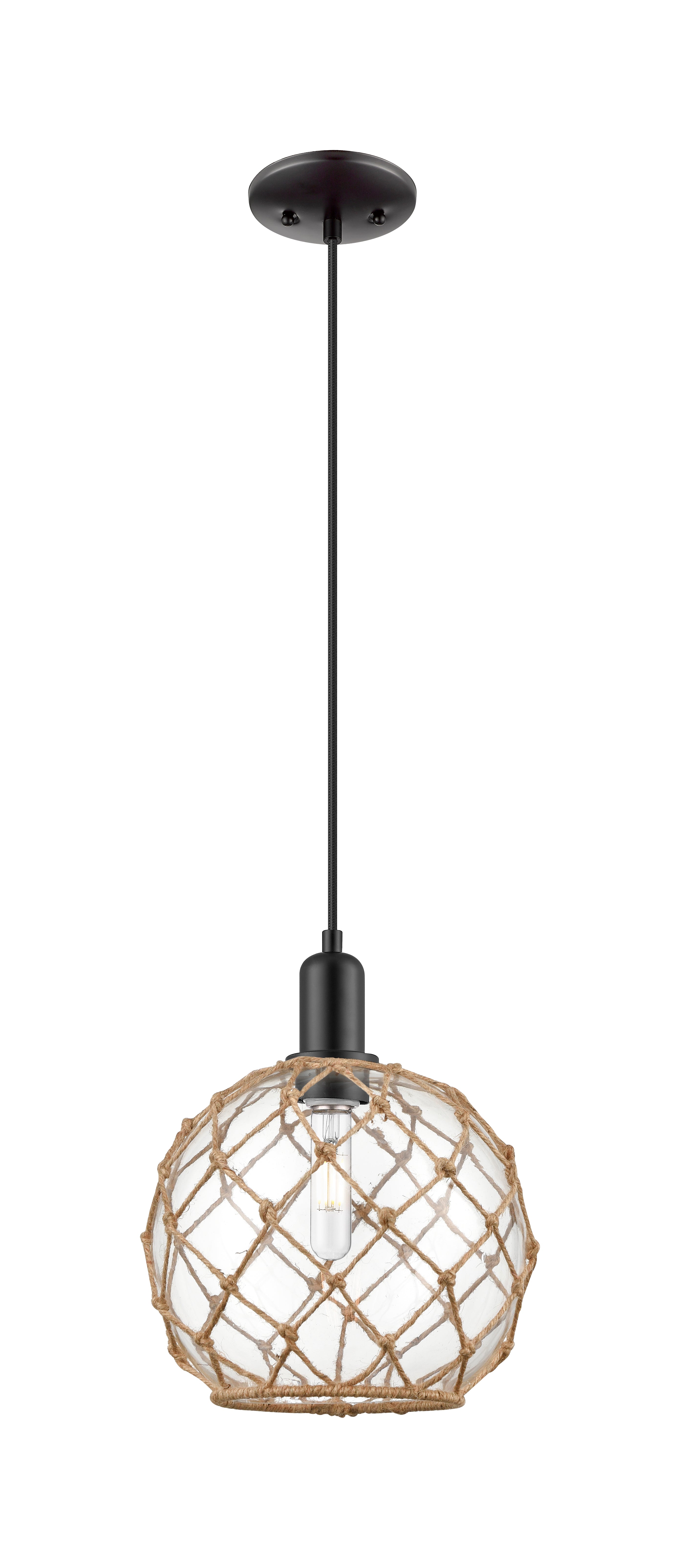 Arcadia Mini Pendant Antique Brass Cast