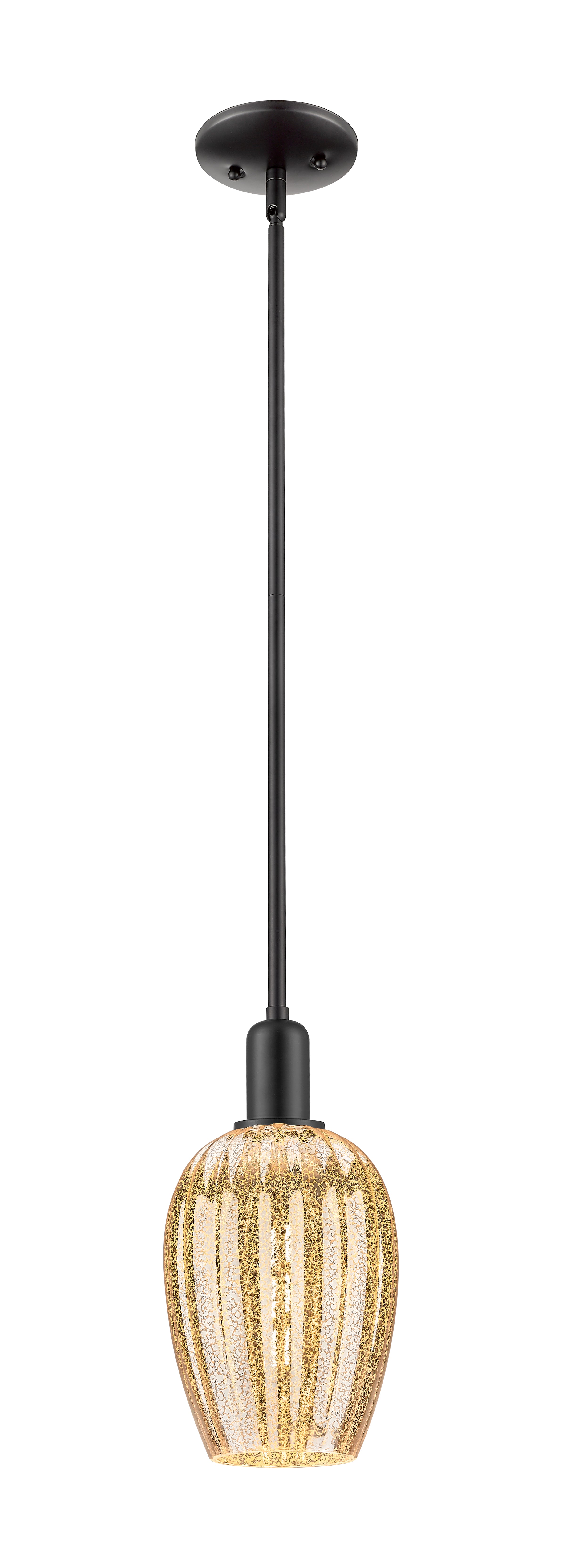 Arcadia Mini Pendant Antique Brass Dimmable