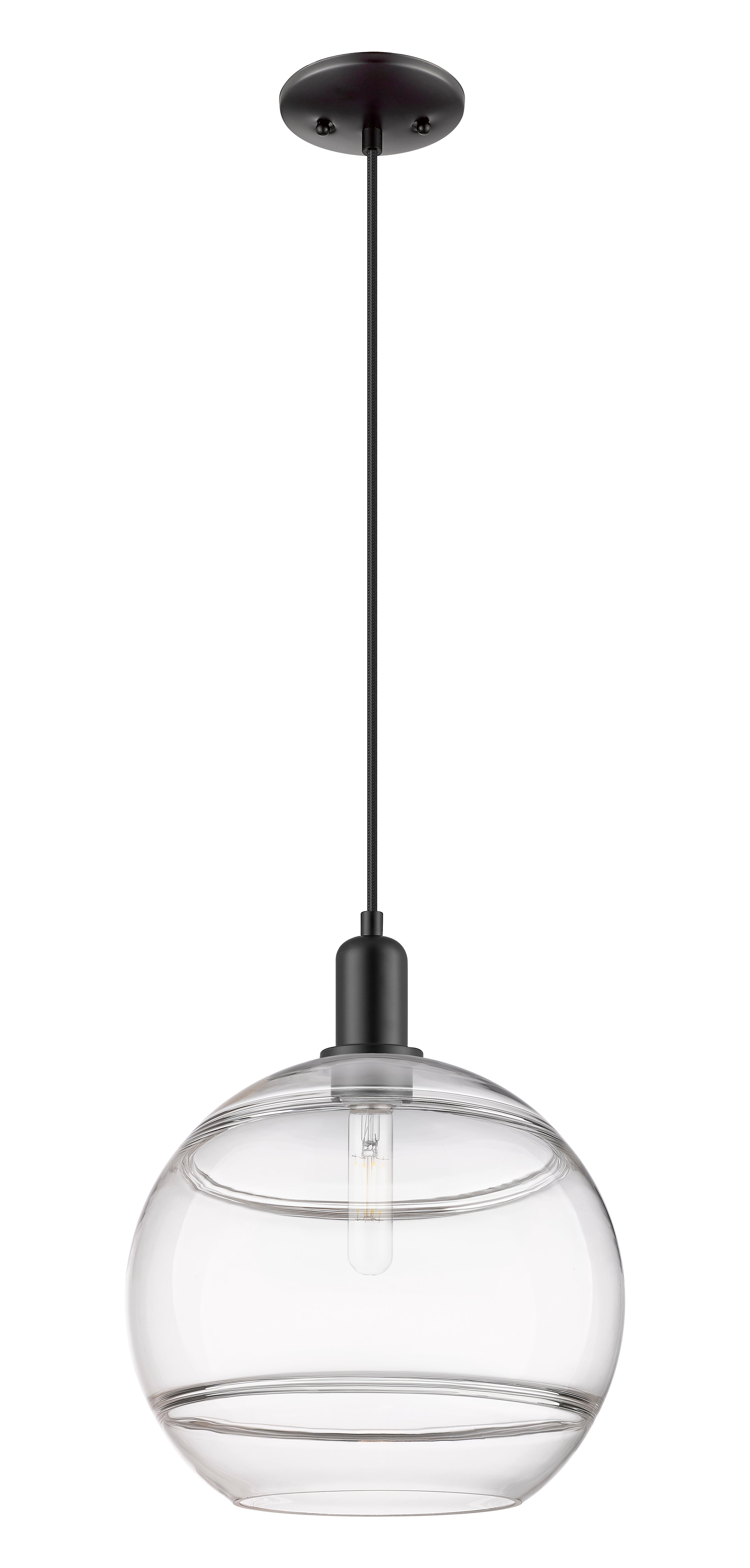 Arcadia Mini Pendant Antique Brass 12 Inch