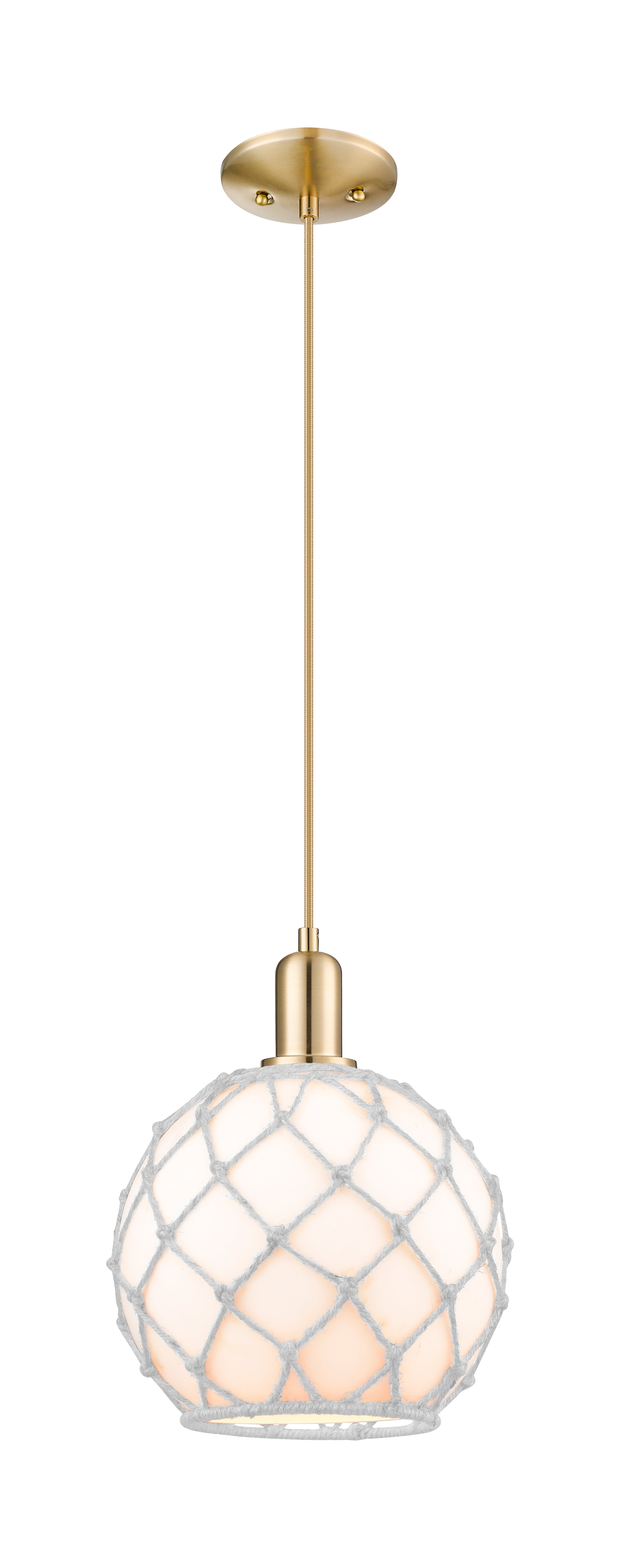 Arcadia Mini Pendant Antique Brass Cast