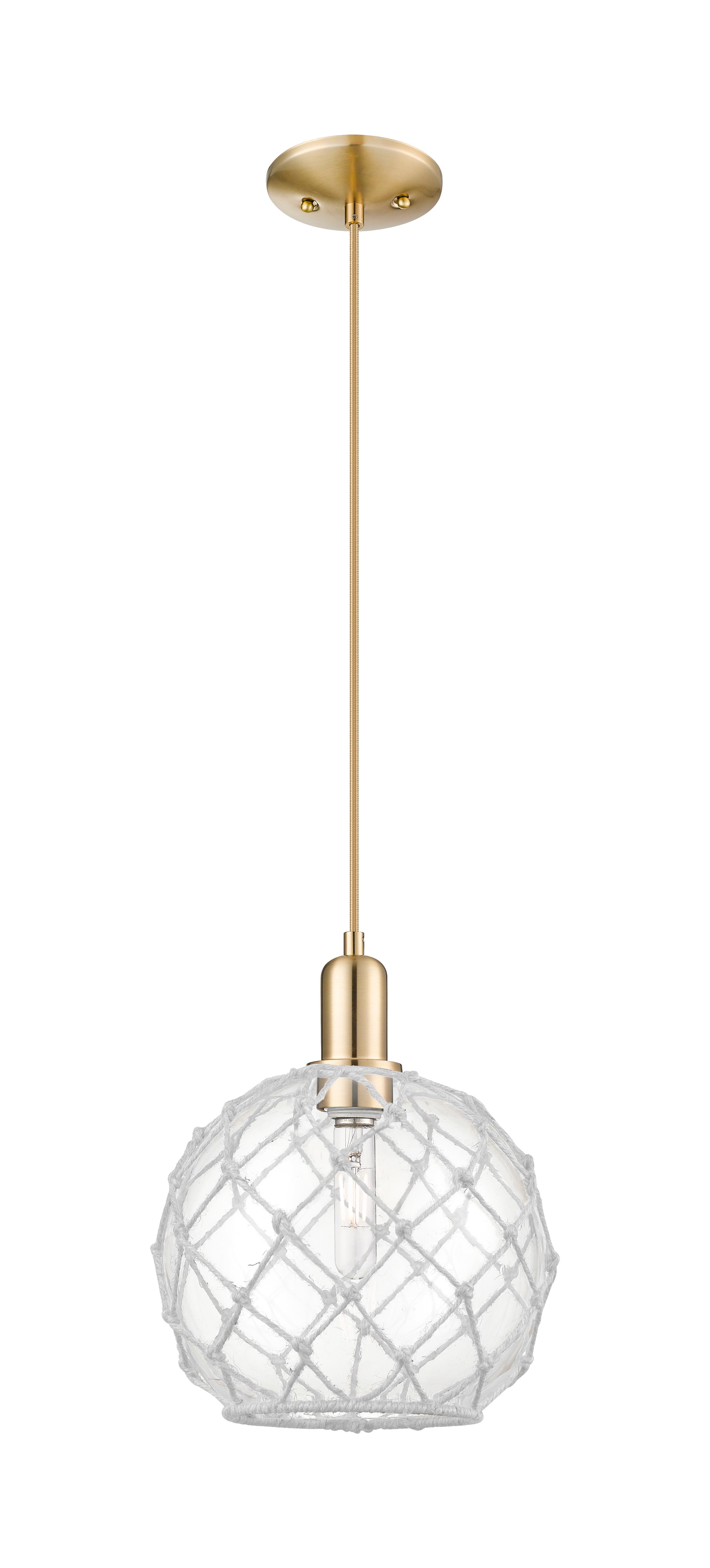 Arcadia Mini Pendant Antique Brass Cast