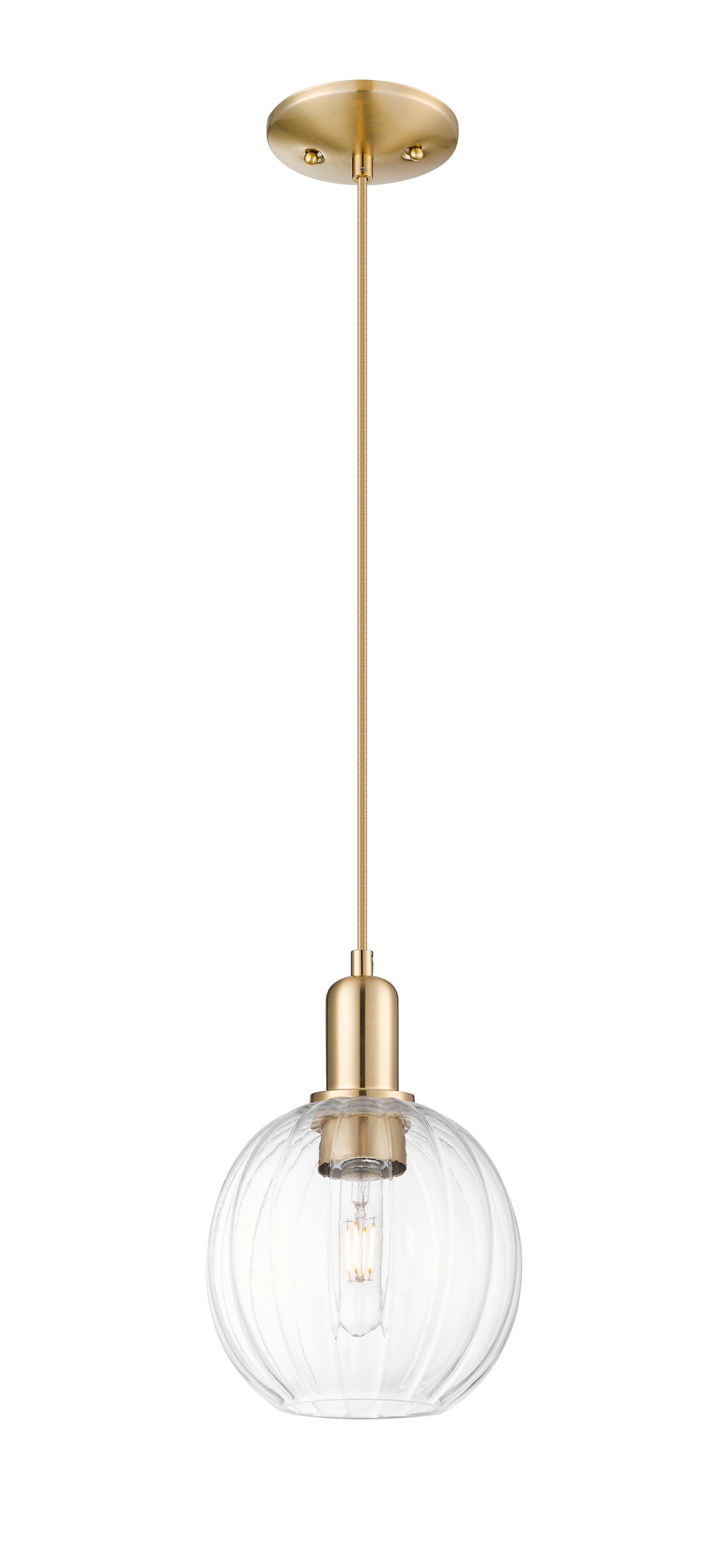 Arcadia Mini Pendant Antique Brass Finish