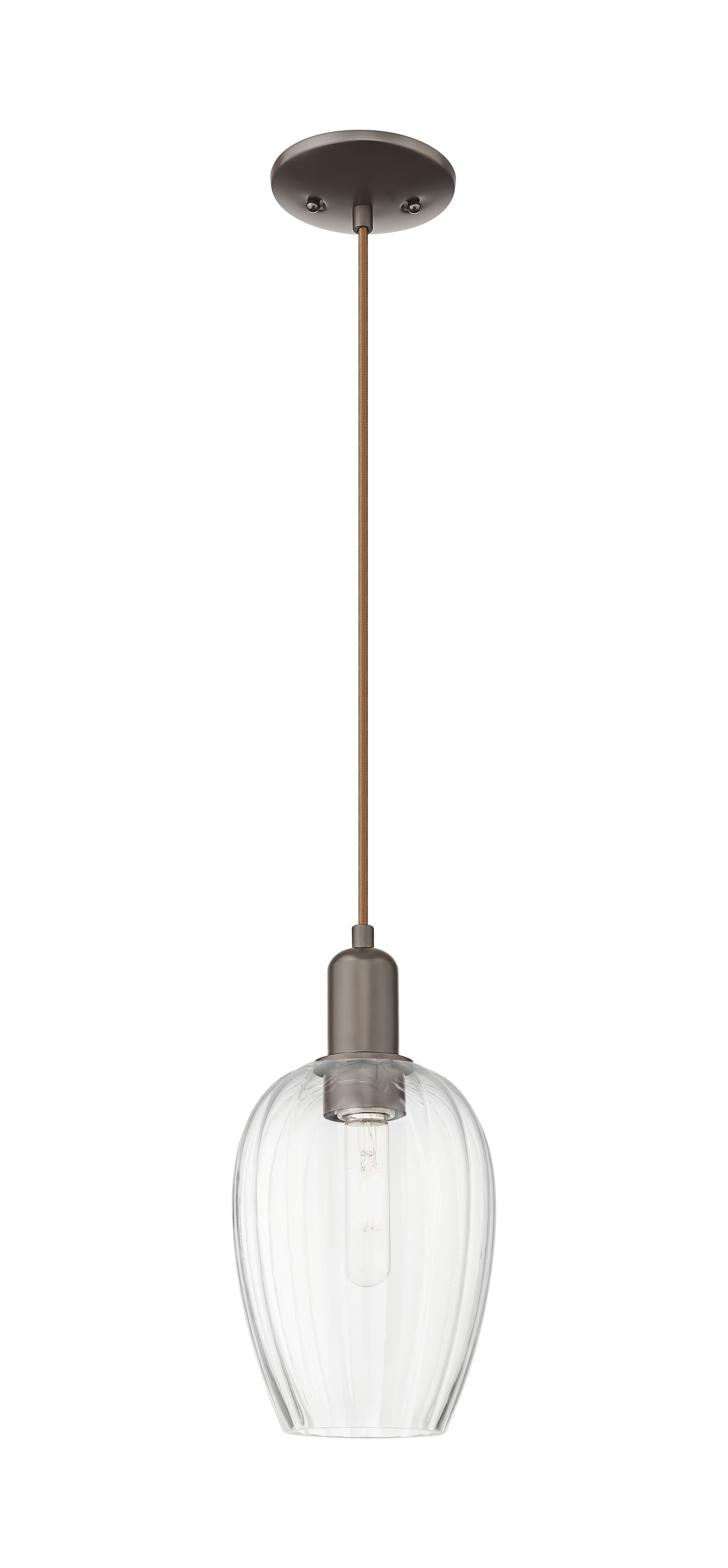 Arcadia Mini Pendant Antique Brass Dimmable